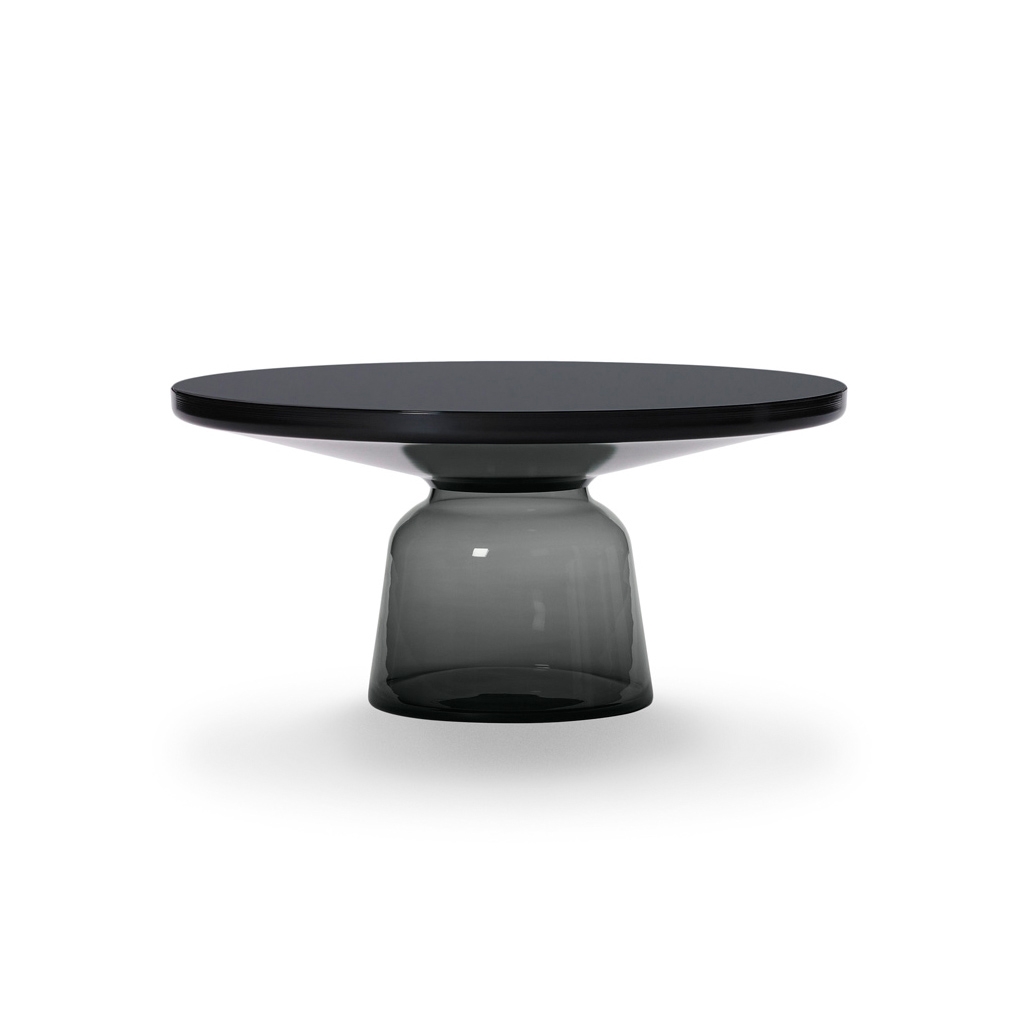 Bell Coffee Table steel-glass-grey