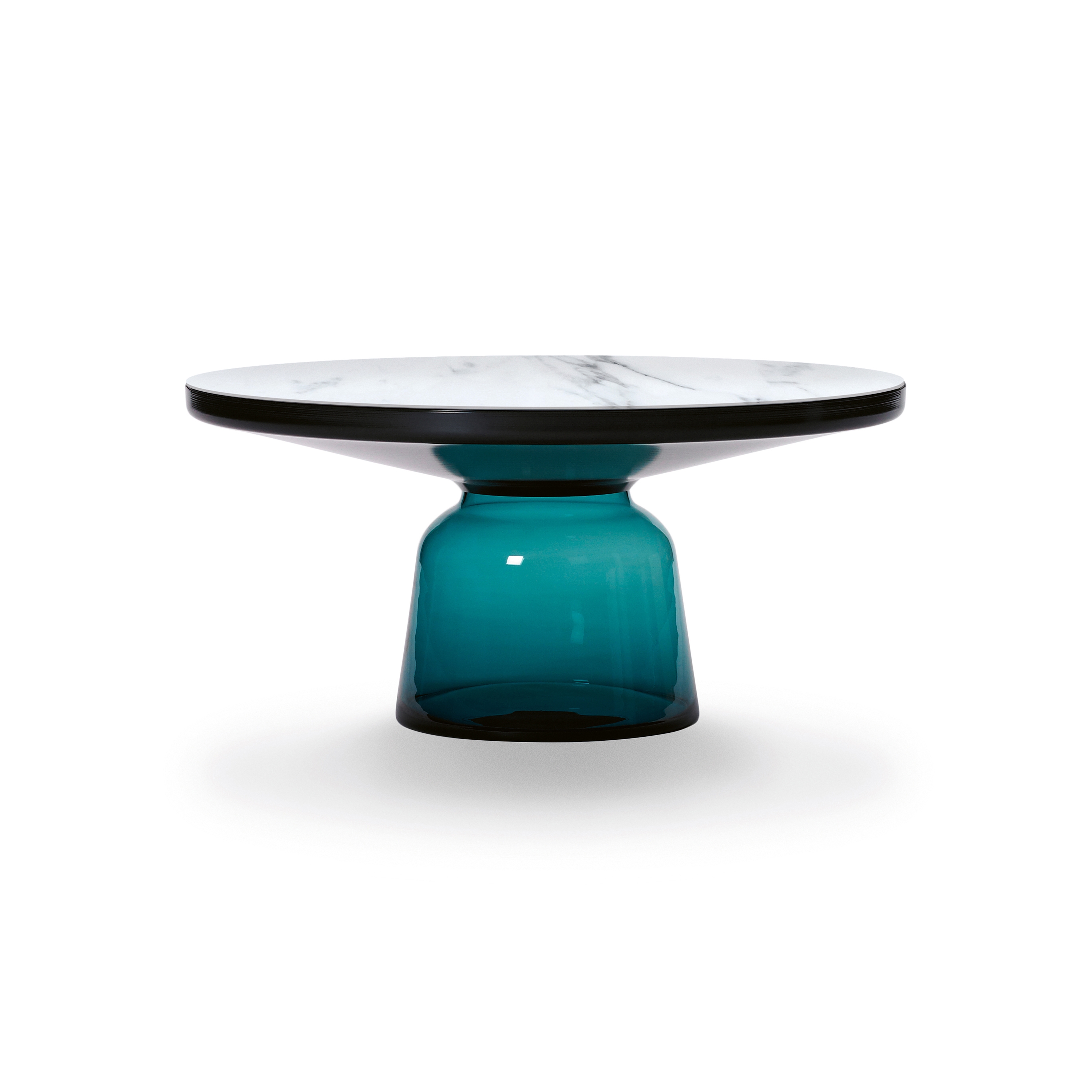 Display product Bell Coffee Table steel-marble-blue from manufacturer ClassiCon