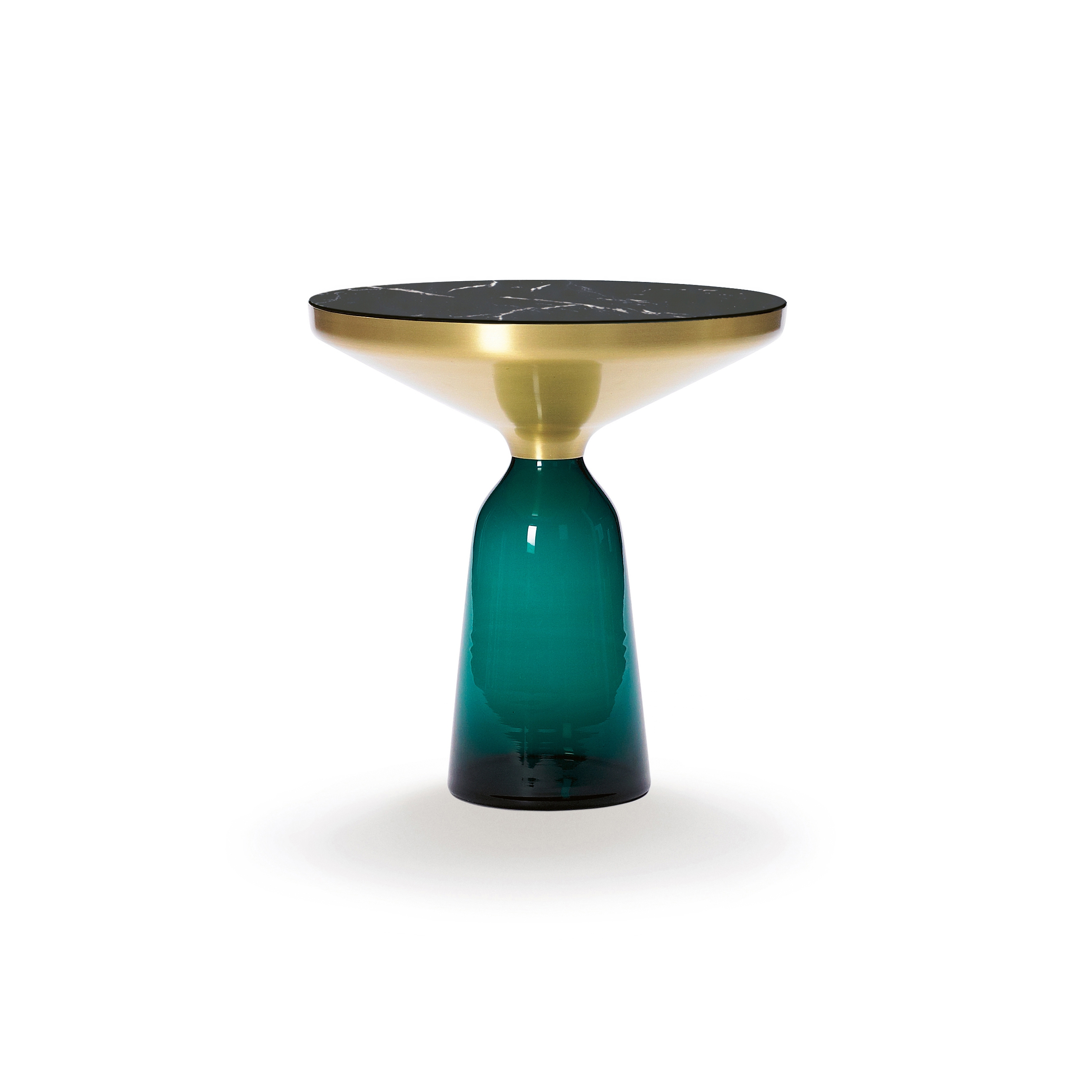 Mostra il prodotto Bell Side Table brass-marble-green del produttore ClassiCon
