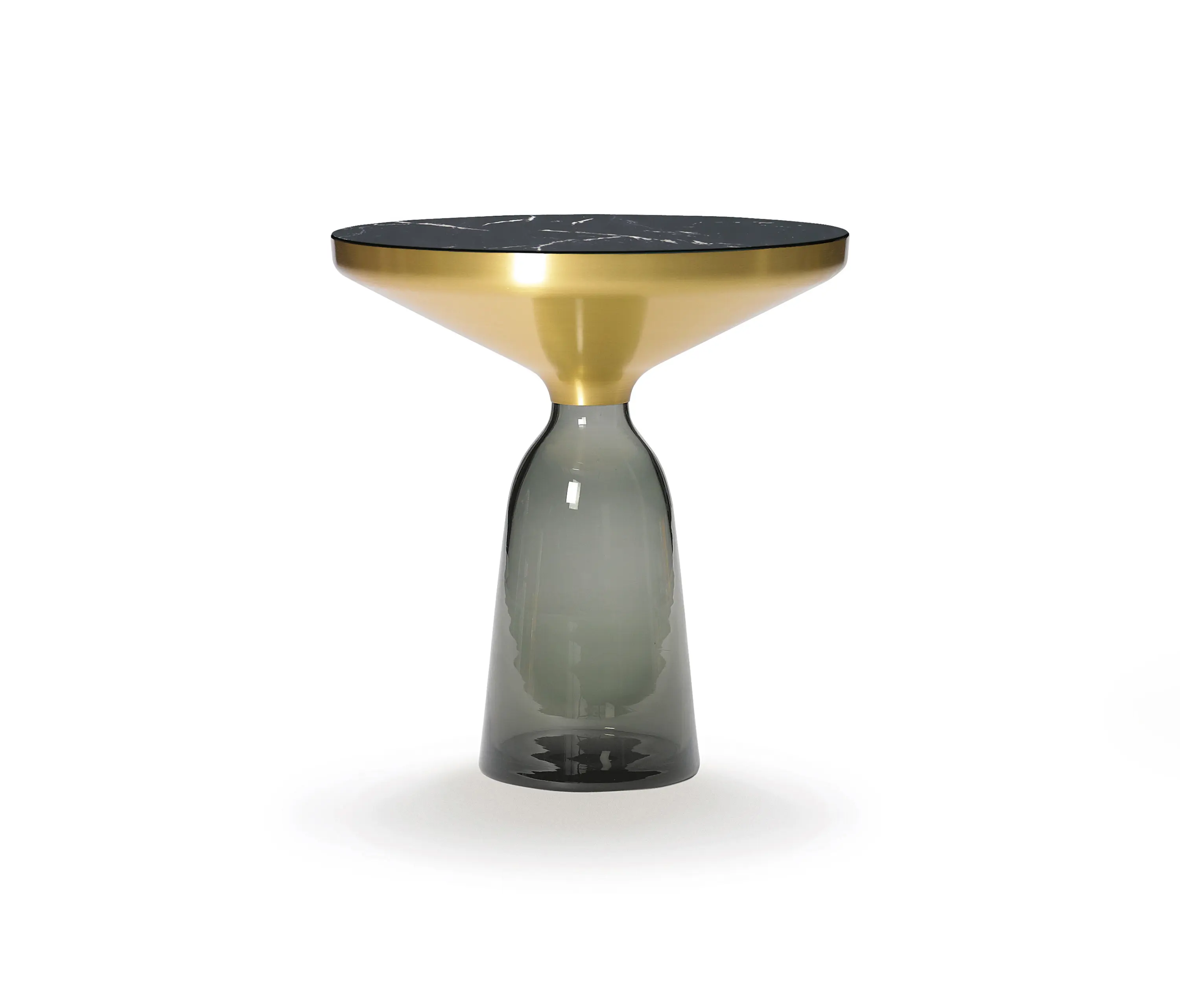 ClassiCon - Bell Side Table brass-marble-grey