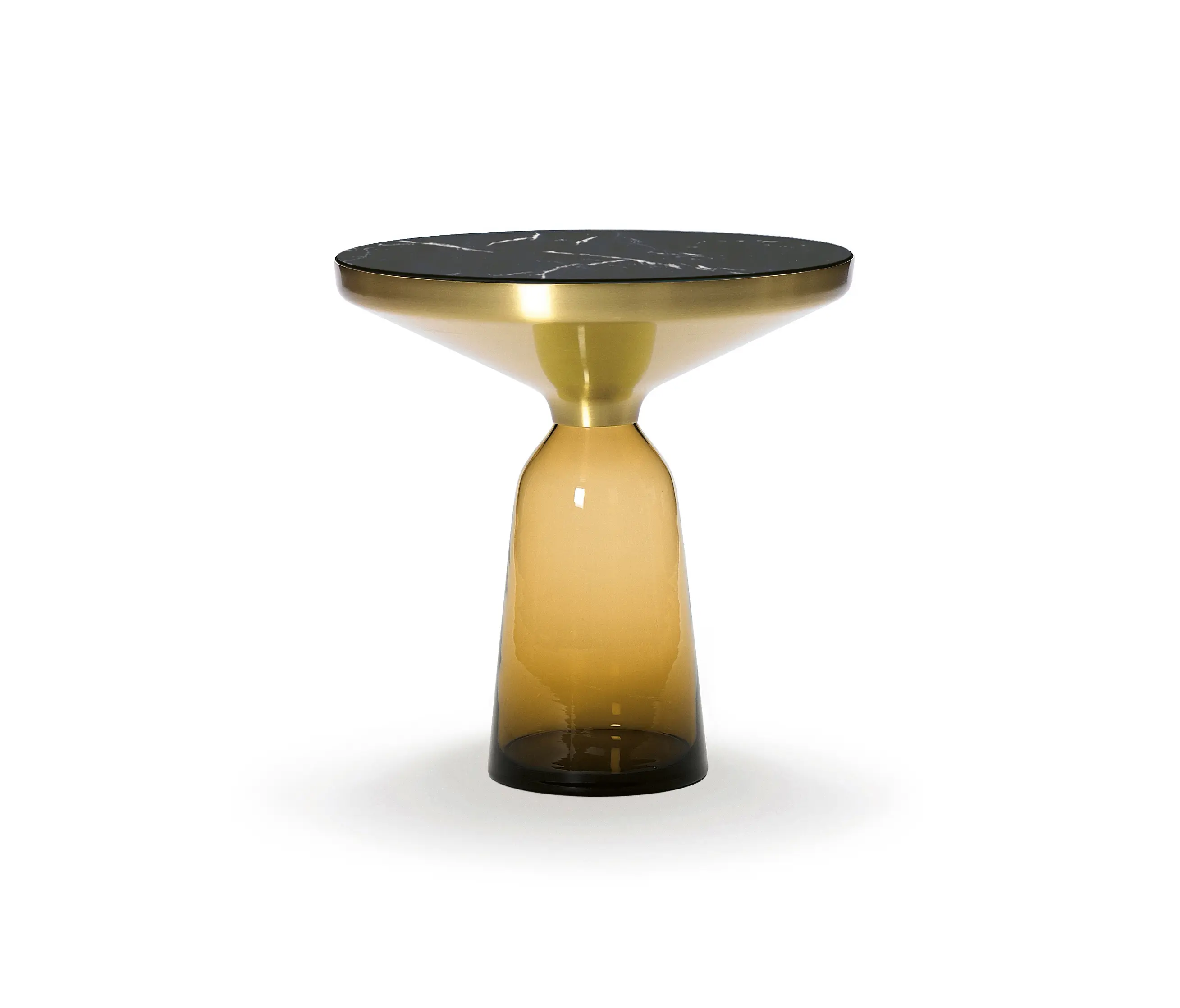 ClassiCon - Bell Side Table brass-marble-orange