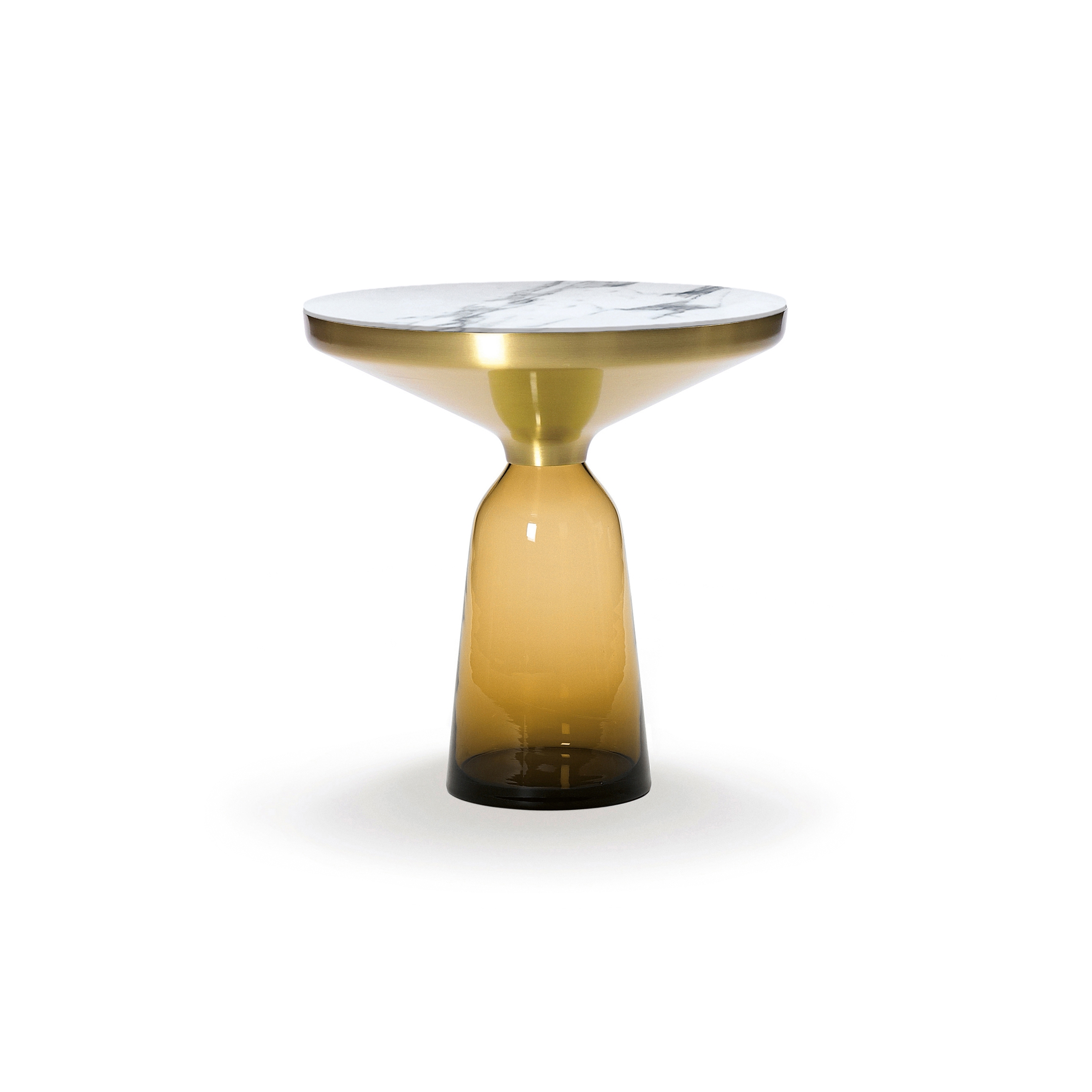 Mostrar el producto Bell Side Table brass-marble-orange del fabricante ClassiCon