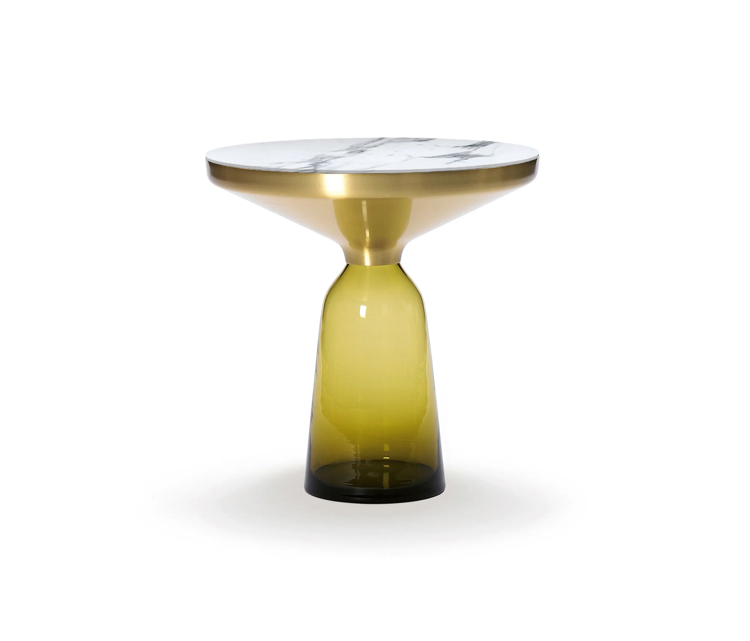 ClassiCon - Bell Side Table brass-marble-yellow