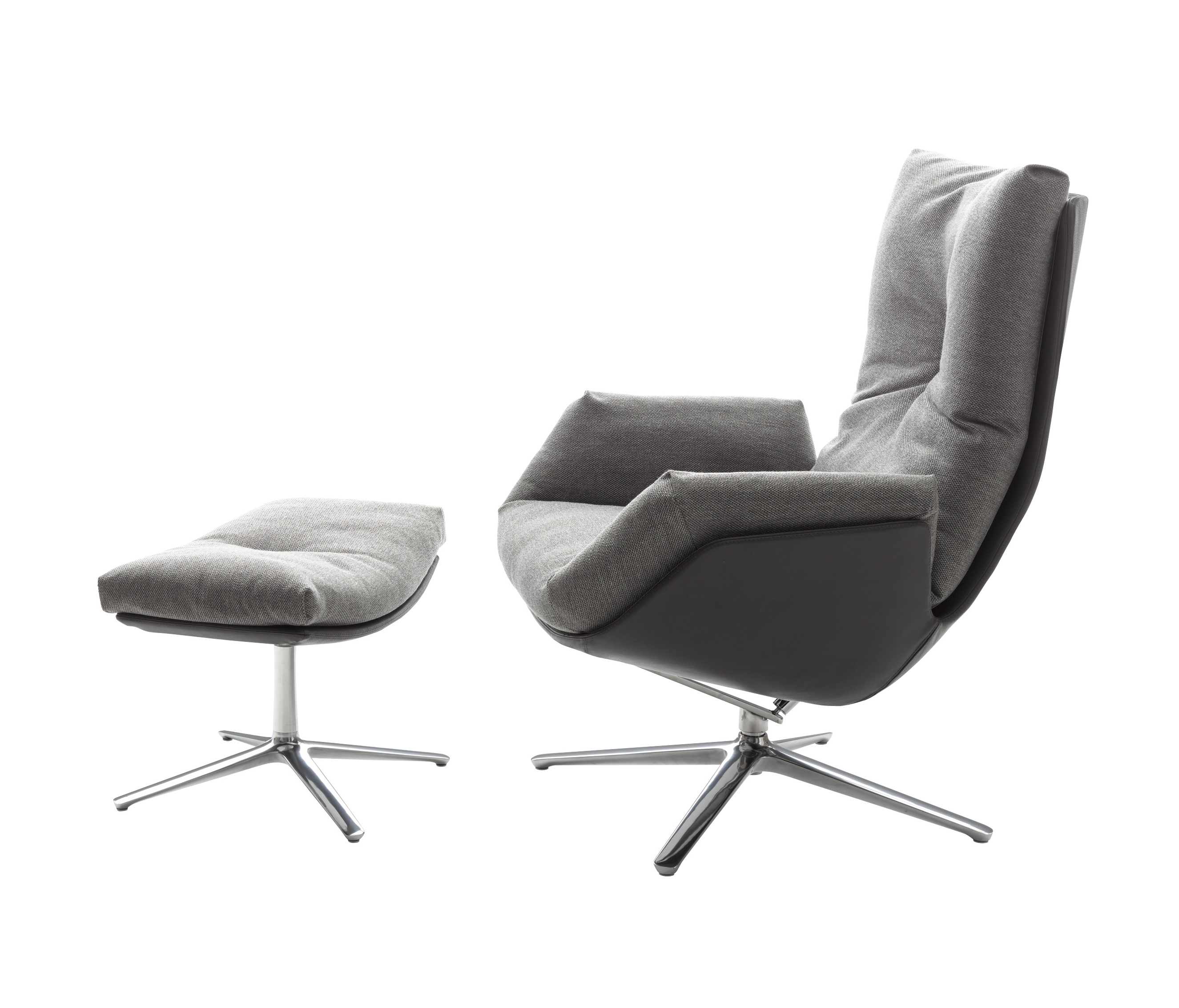 Display product Cordia Lounge Easy Chair with a Stool from manufacturer COR Sitzmöbel