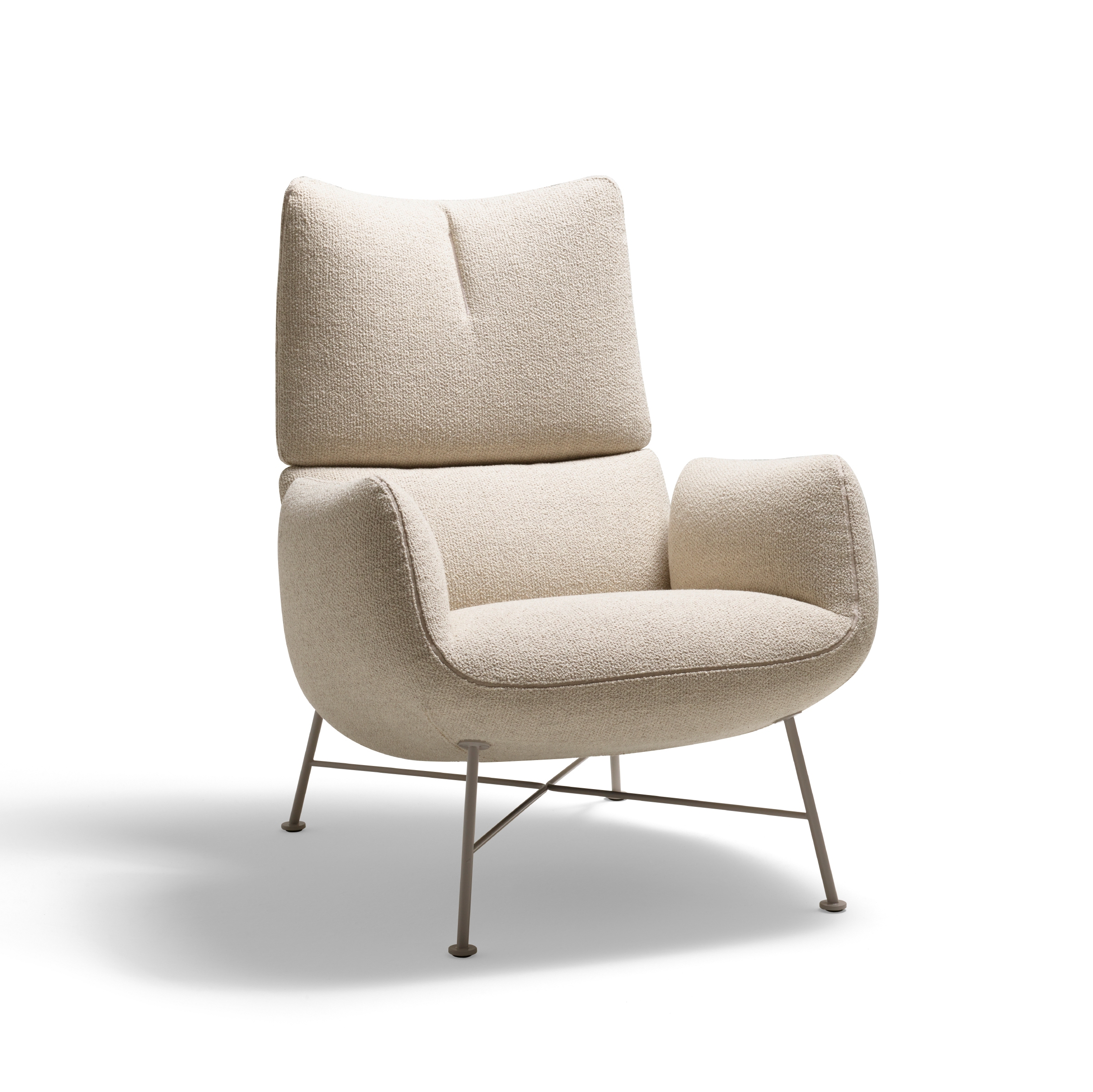 Jalis Lounge Easy Chair on a Fixed Wire Frame