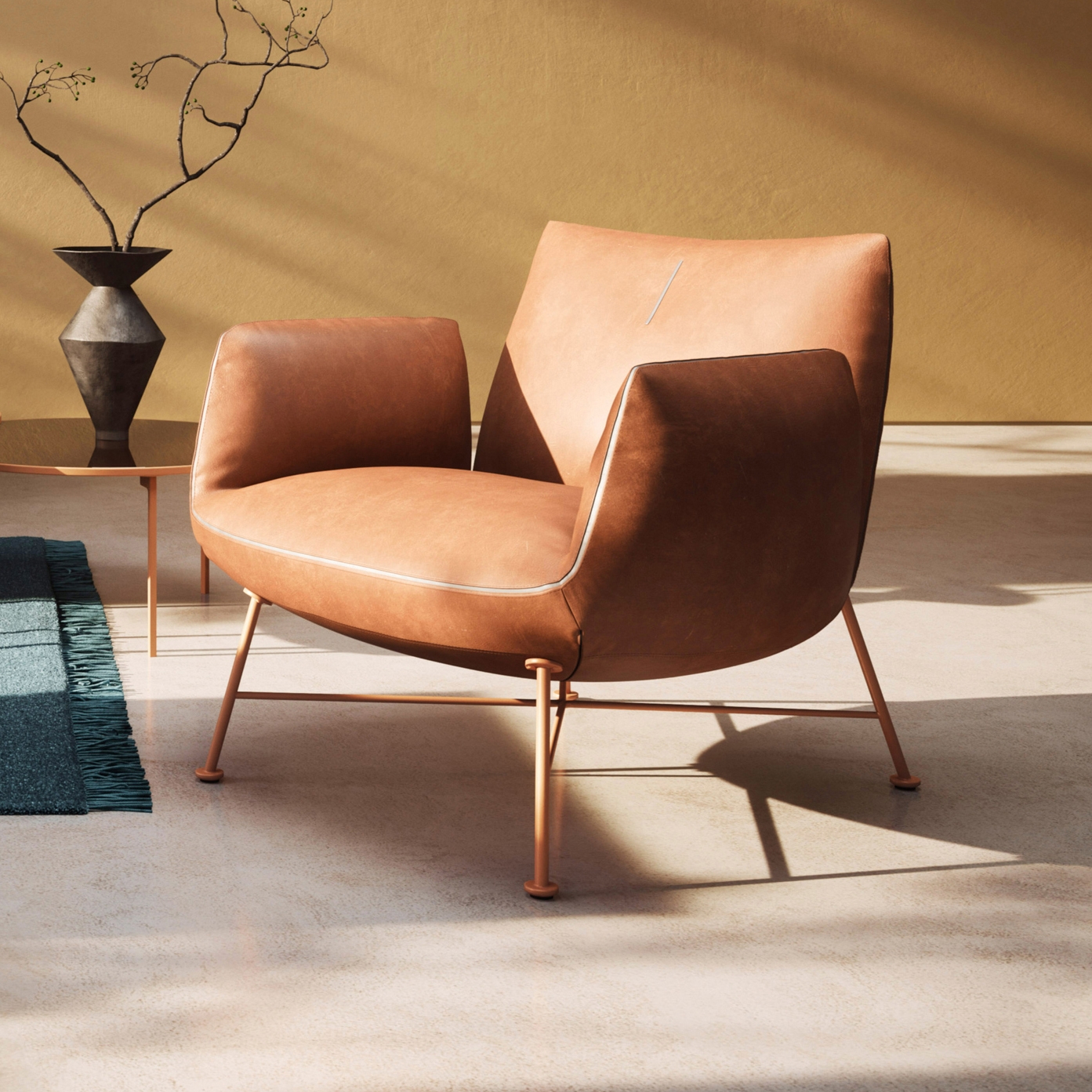 Mostra il prodotto Jalis Club Easy Chair on a Fixed Wire Frame del produttore COR Sitzmöbel