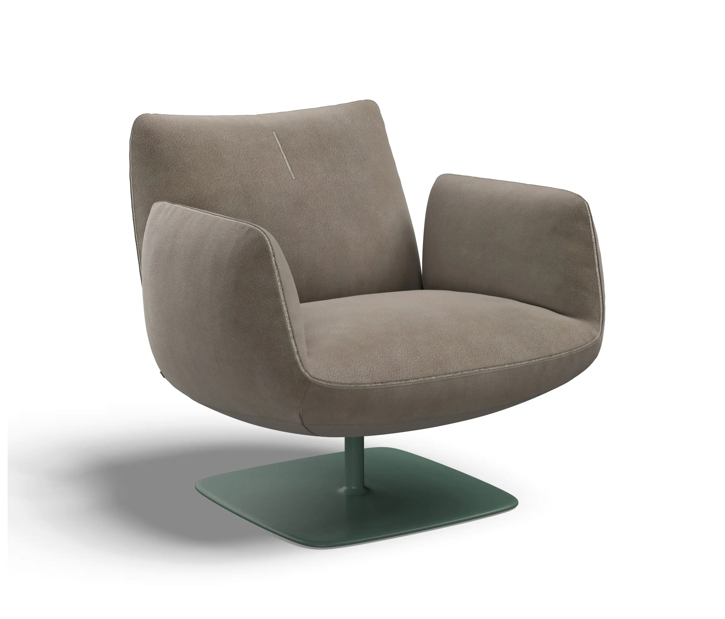 COR Sitzmöbel - Jalis Club Easy Chair on a Swivel Plate Base