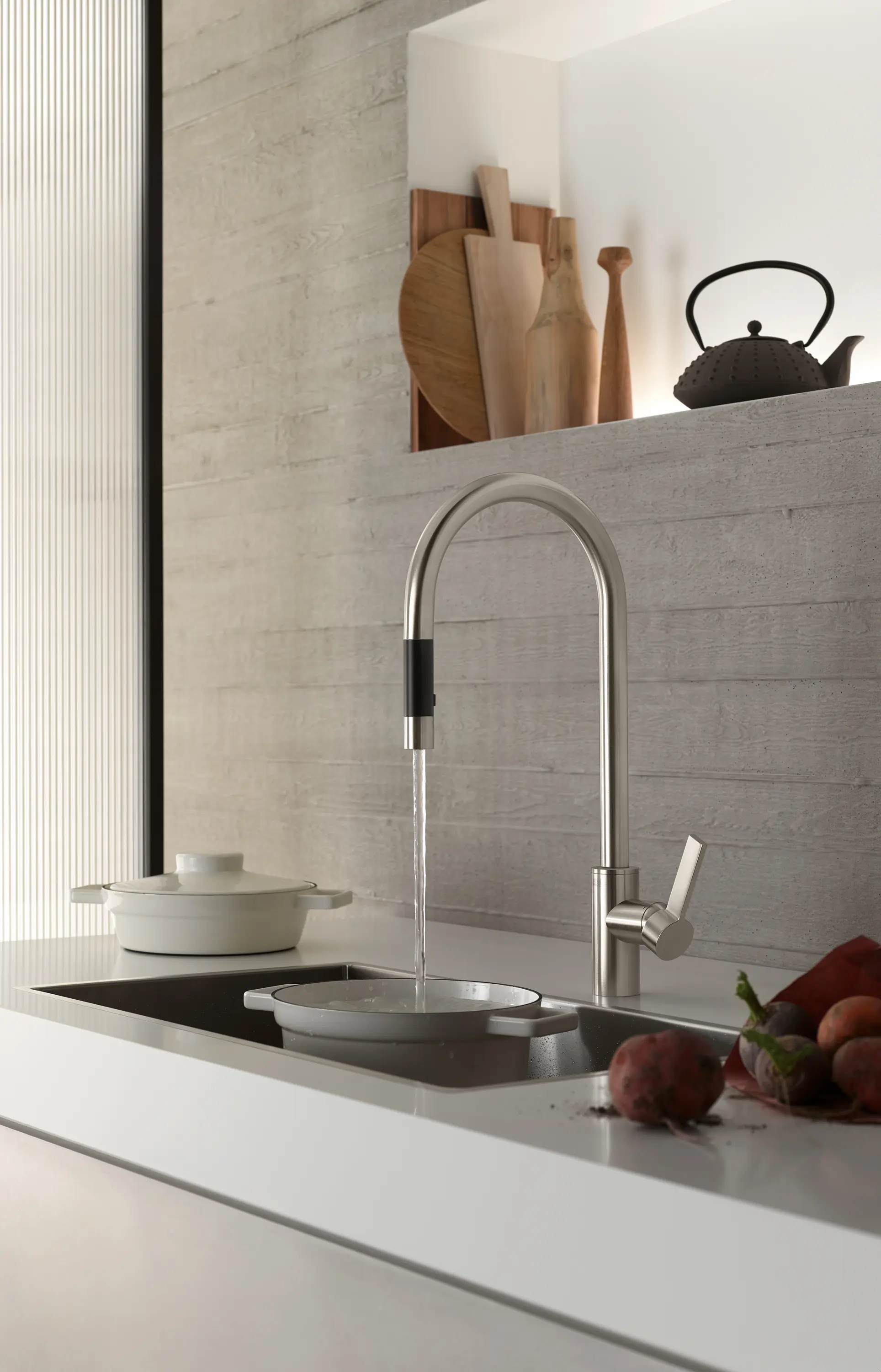 Dornbracht - Tara Ultra - Single-lever mixer Pull-down with spray function