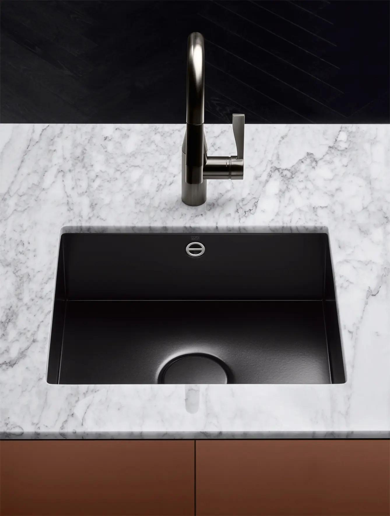 Dornbracht - Kitchen sink in glazed steel - Single sink