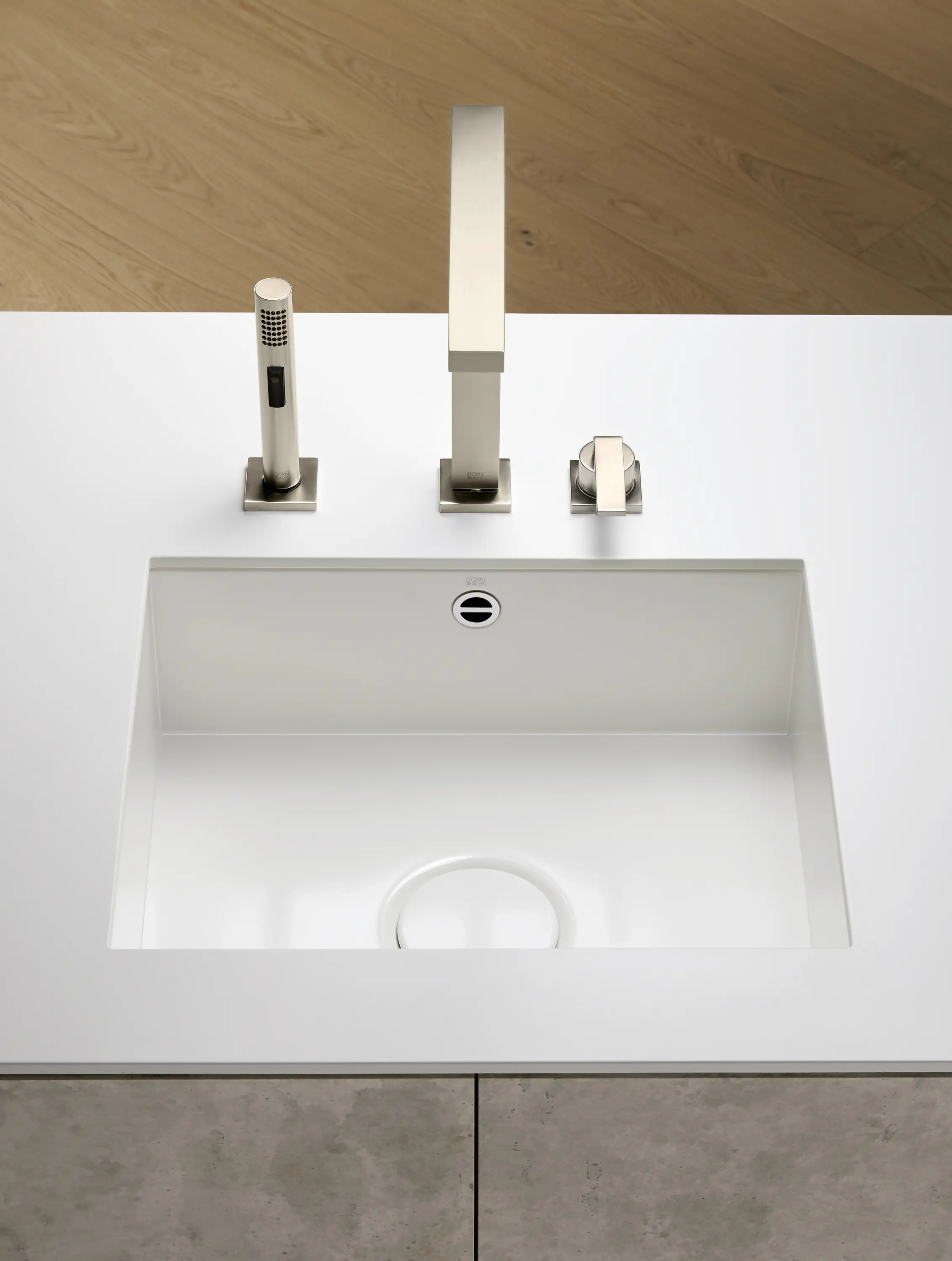 Dornbracht - Kitchen sink in glazed steel - Single sink