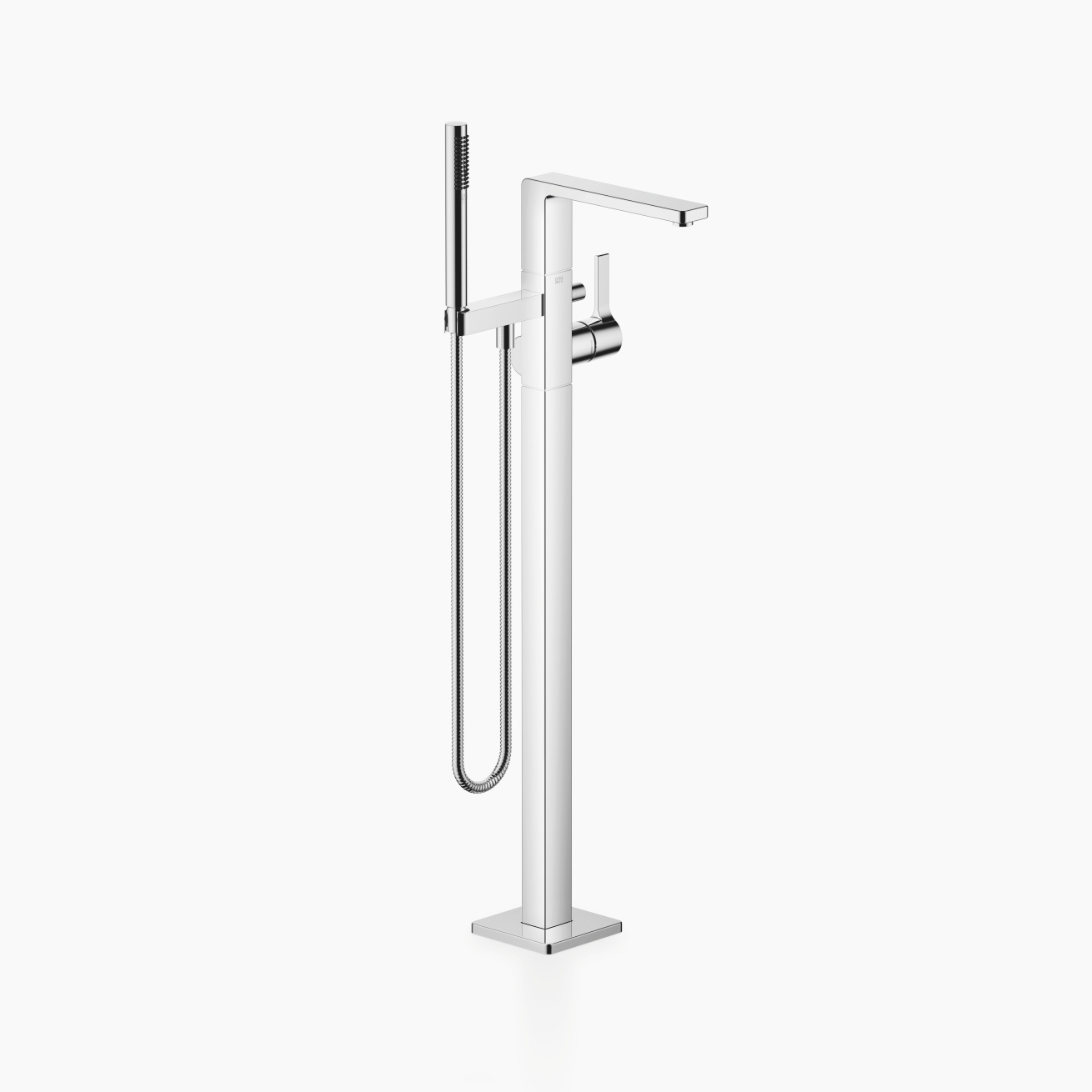 Mostrar el producto LULU - Monomando de bañera en columna para montaje exento con juego de ducha de mano del fabricante Dornbracht