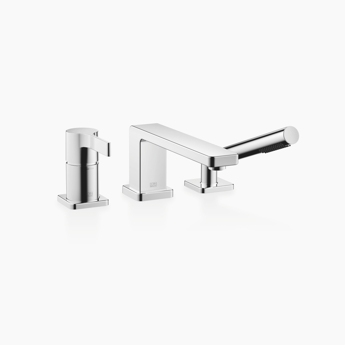 Display product LULU - Three-hole single-lever bath mixer for bath rim or tile edge installation from manufacturer Dornbracht