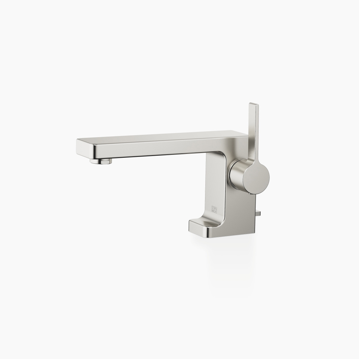 LULU - Single-lever basin mixer with pop-up waste - platinum matt