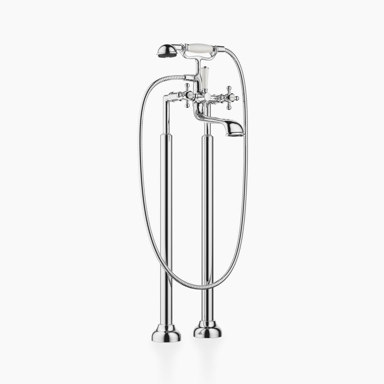 Display product Madison - Two-hole bath mixer for free-standing assembly with hand shower set from manufacturer Dornbracht