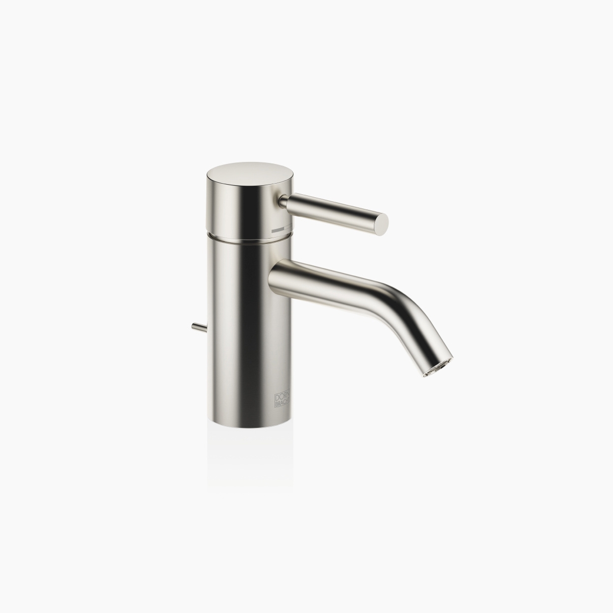 Meta - Single-lever basin mixer with pop-up waste - platinum matt