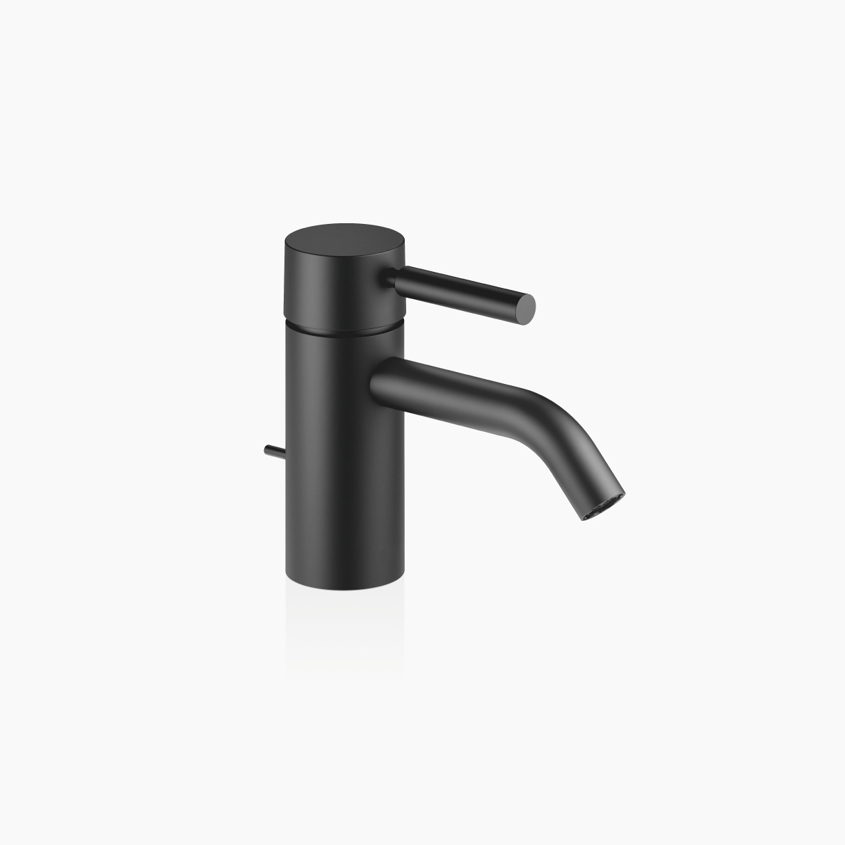 Meta - Single-lever basin mixer with pop-up waste - matt black