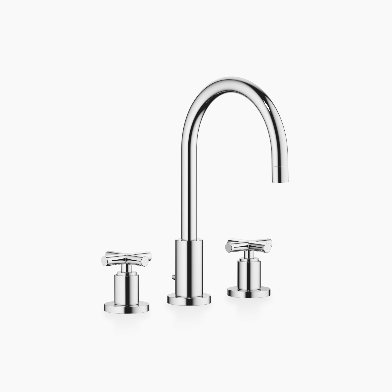 Display product Tara. - Three-hole basin mixer with pop-up waste from manufacturer Dornbracht