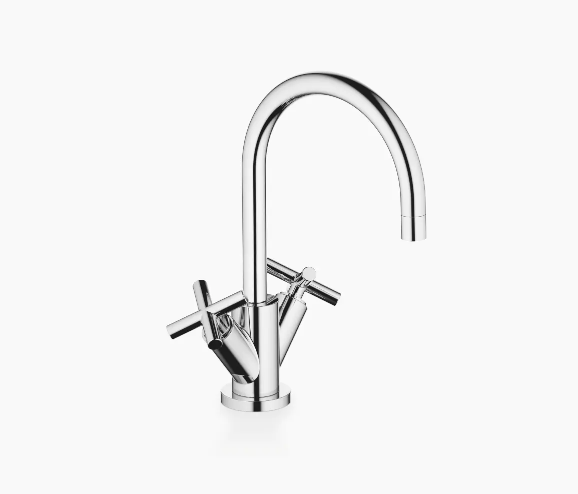 Dornbracht - Tara. - Mélangeur de lavabo monotrou avec garniture d'écoulement