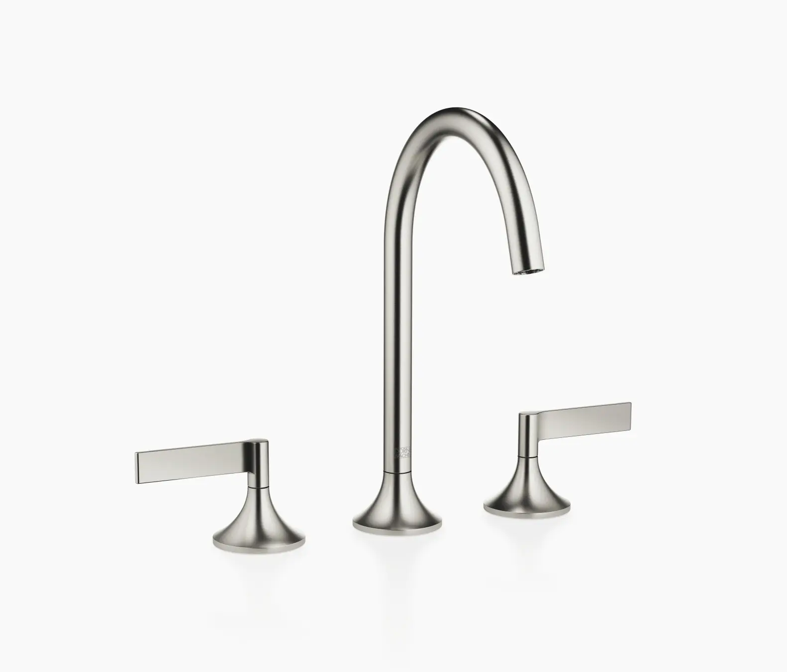 Dornbracht - VAIA - Batteria tre fori lavabo con piletta - platinato opaco