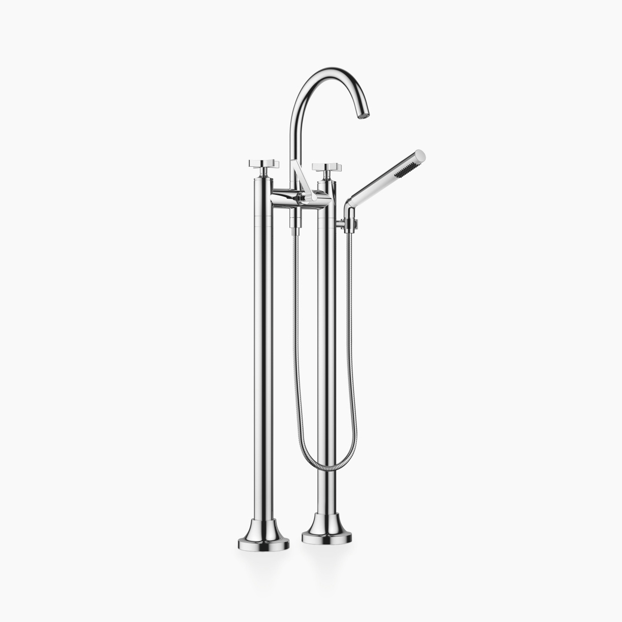 Display product VAIA - Two-hole bath mixer for free-standing assembly with hand shower set from manufacturer Dornbracht