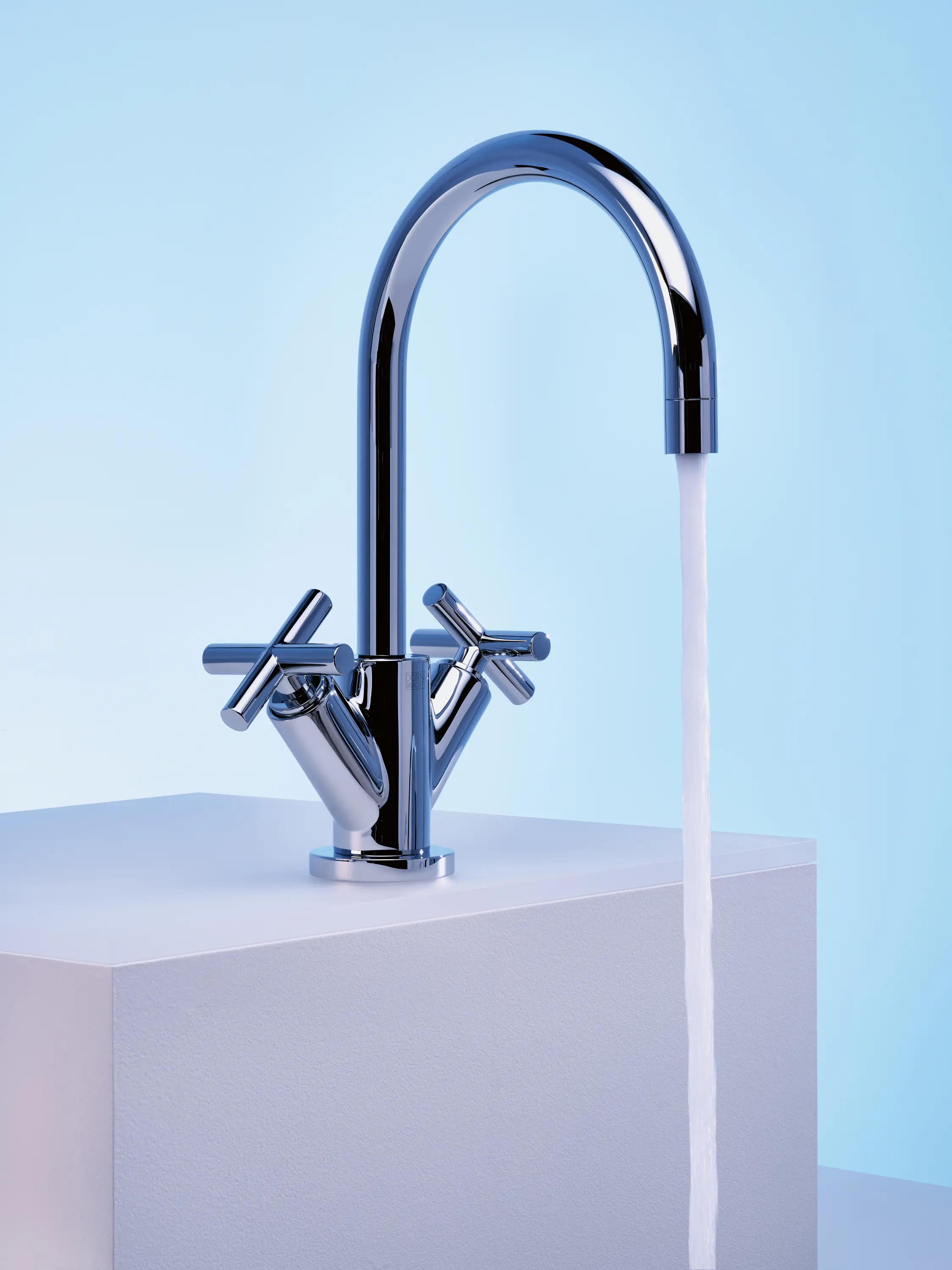 Dornbracht - Tara. - Single-hole basin mixer with pop-up waste - Chrome