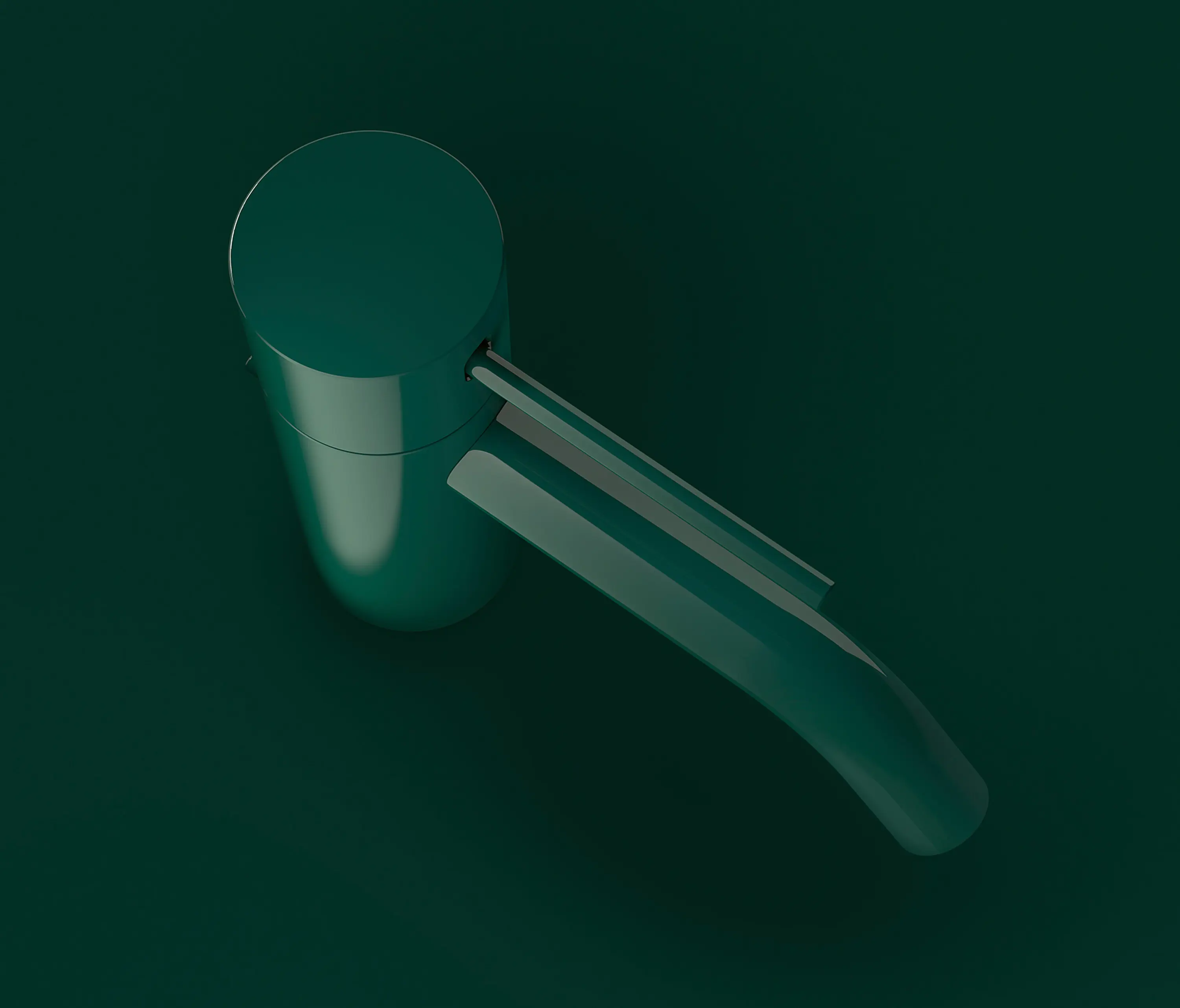 Dornbracht - Meta - Single-lever basin mixer with pop-up waste - dark green