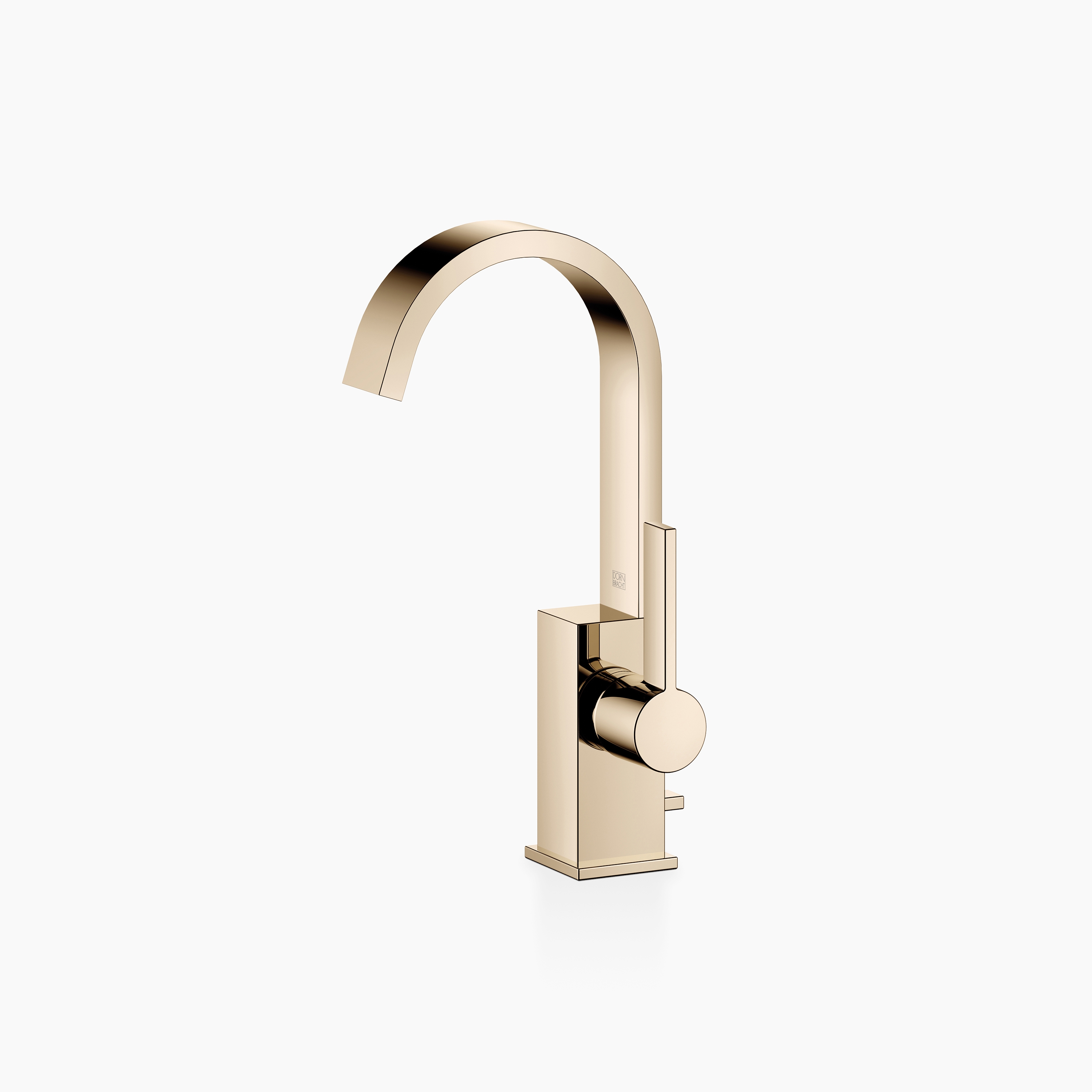 MEM - Single-lever basin mixer with pop-up waste - Champagne (22kt Gold)