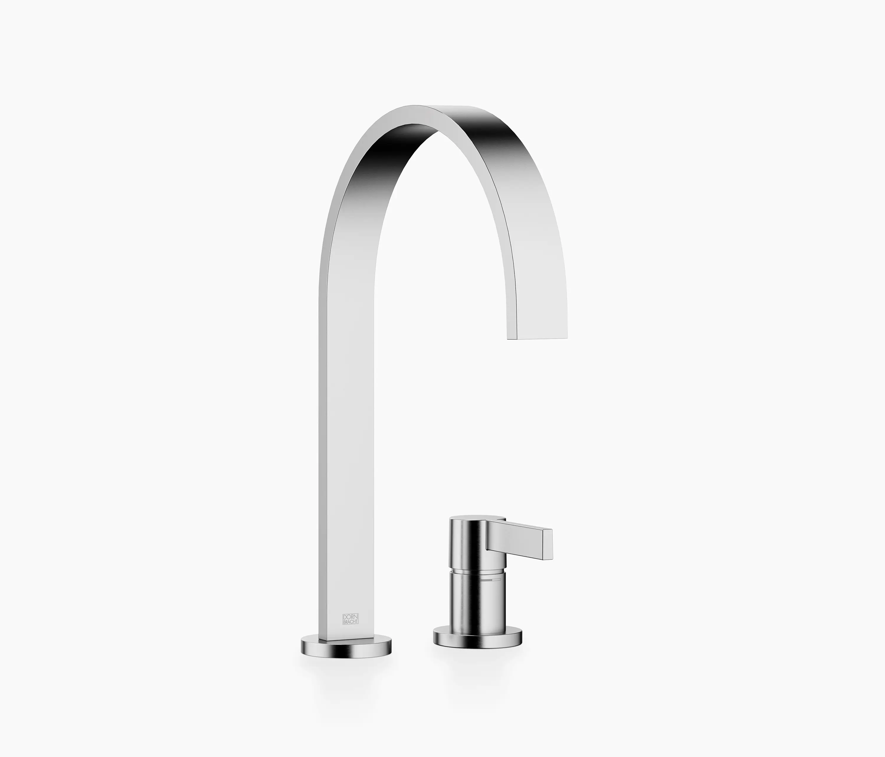 Dornbracht - MEM - Two-hole mixer with individual rosettes - Brushed Chrome