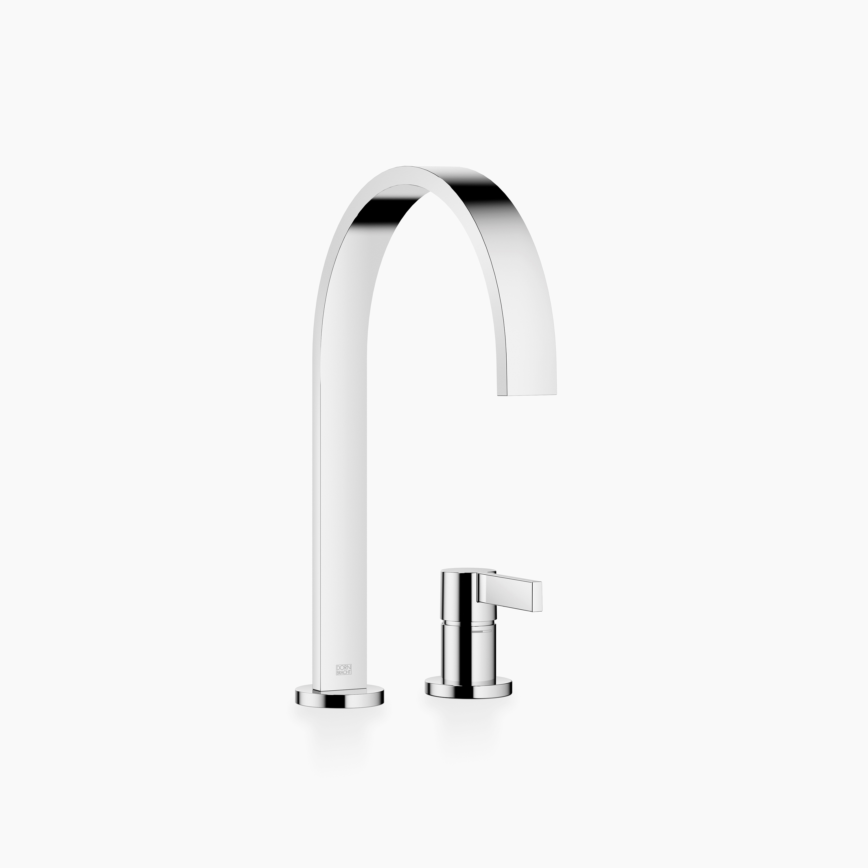 MEM - Two-hole mixer with individual rosettes - Chrome