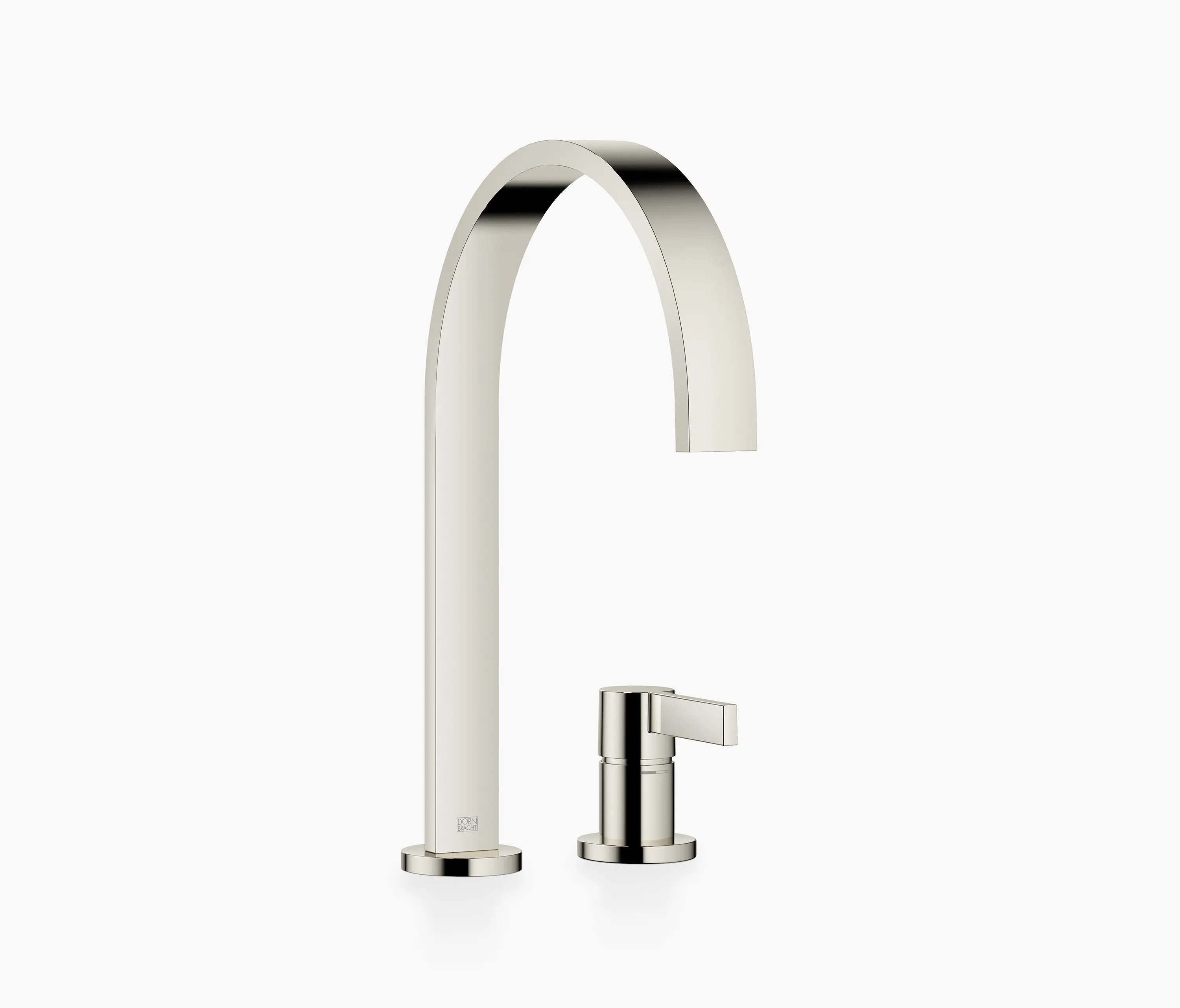 Dornbracht - MEM - Miscelatore monocomando a due fori con rosette separate - Platinato