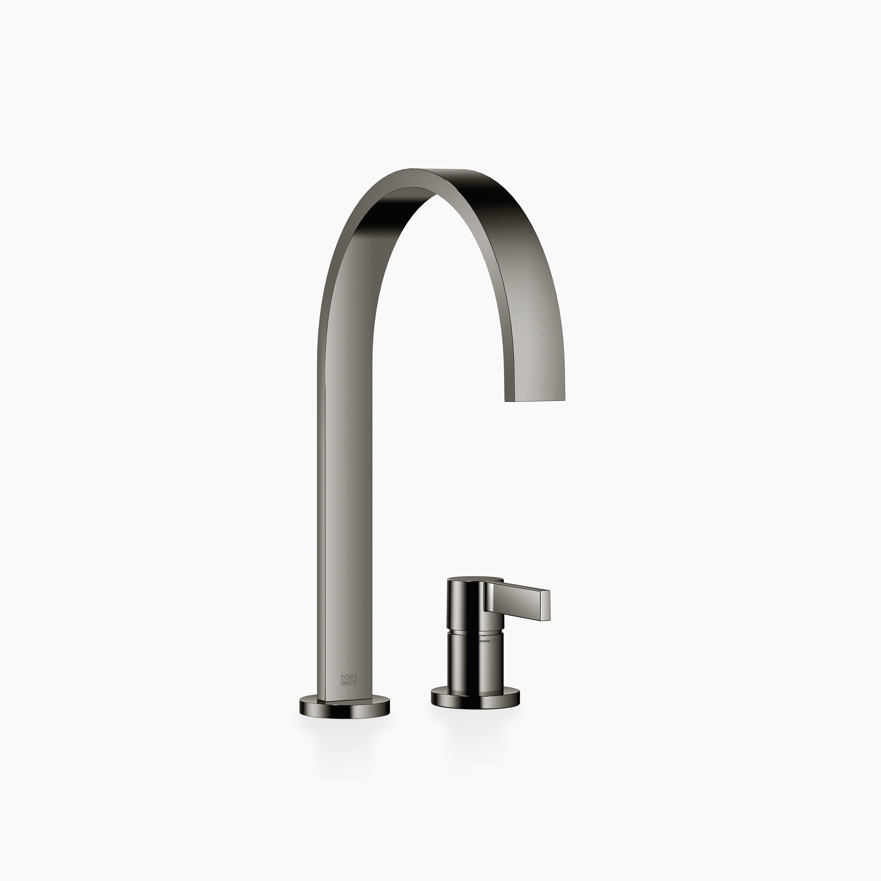 MEM - Two-hole mixer with individual rosettes - Dark Chrome