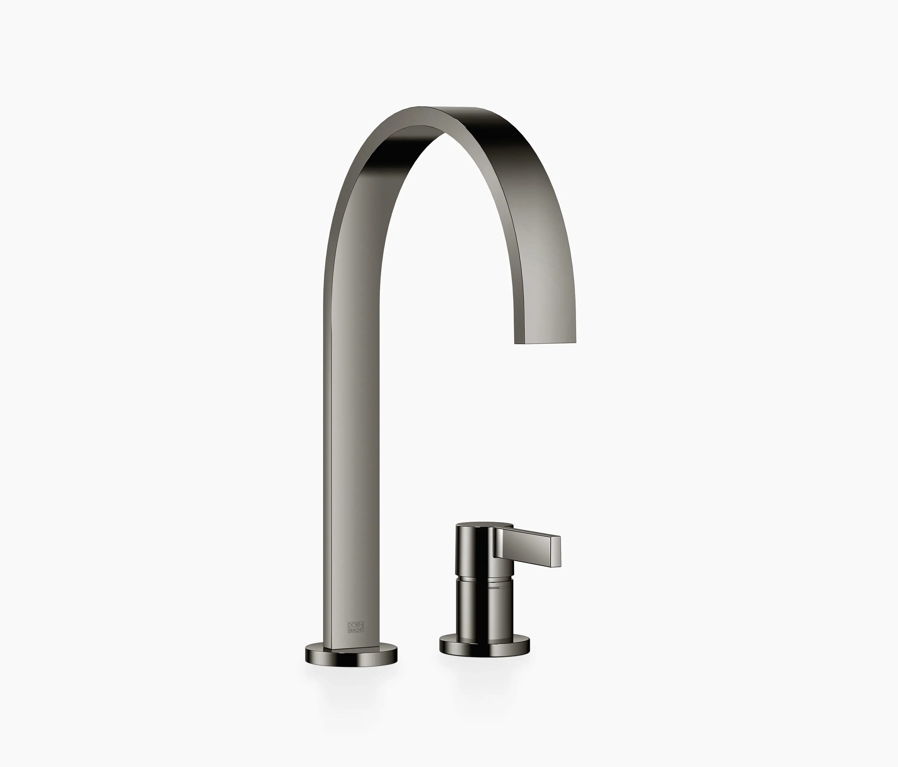 Dornbracht - MEM - Two-hole mixer with individual rosettes - Dark Chrome