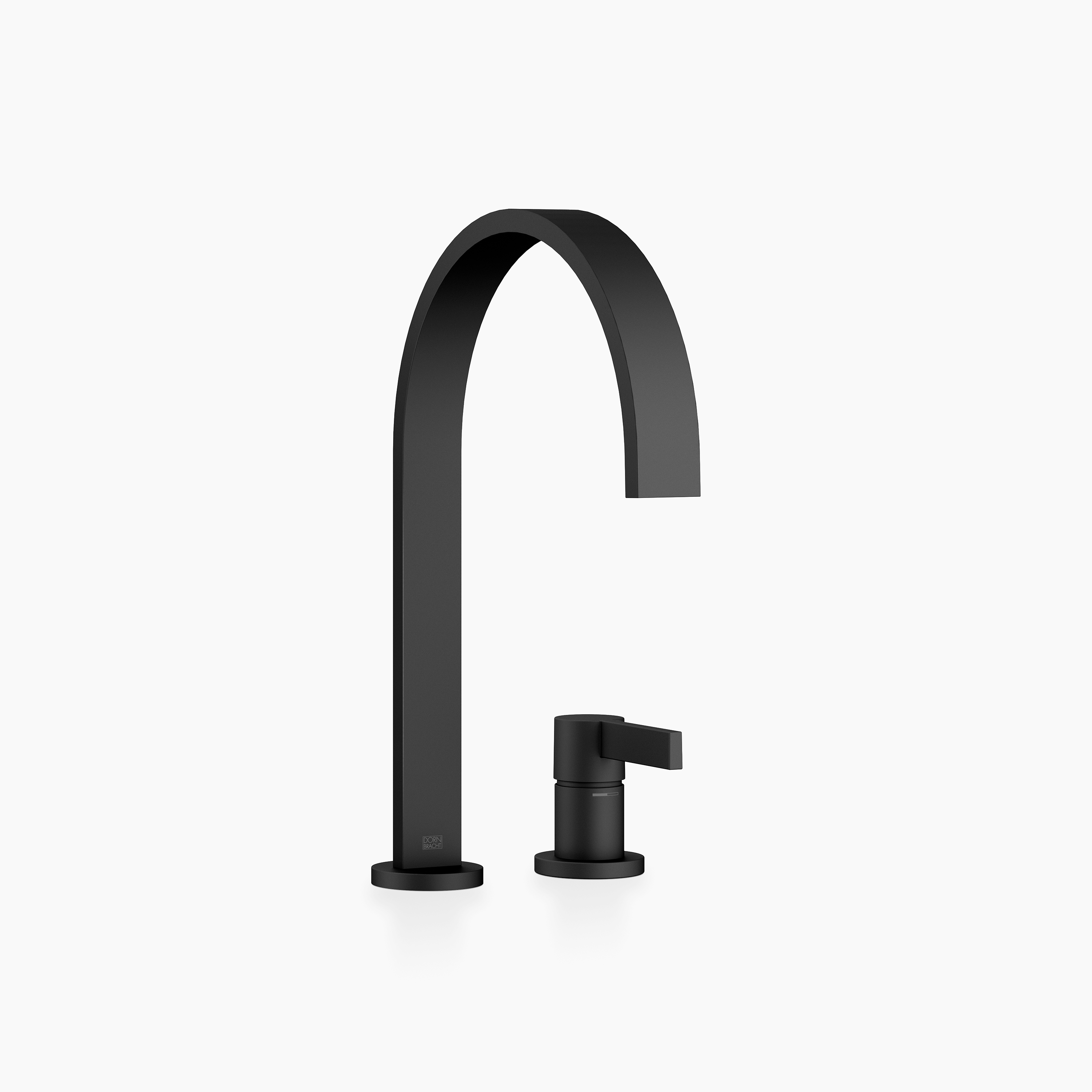 MEM - Two-hole mixer with individual rosettes - Matte Black
