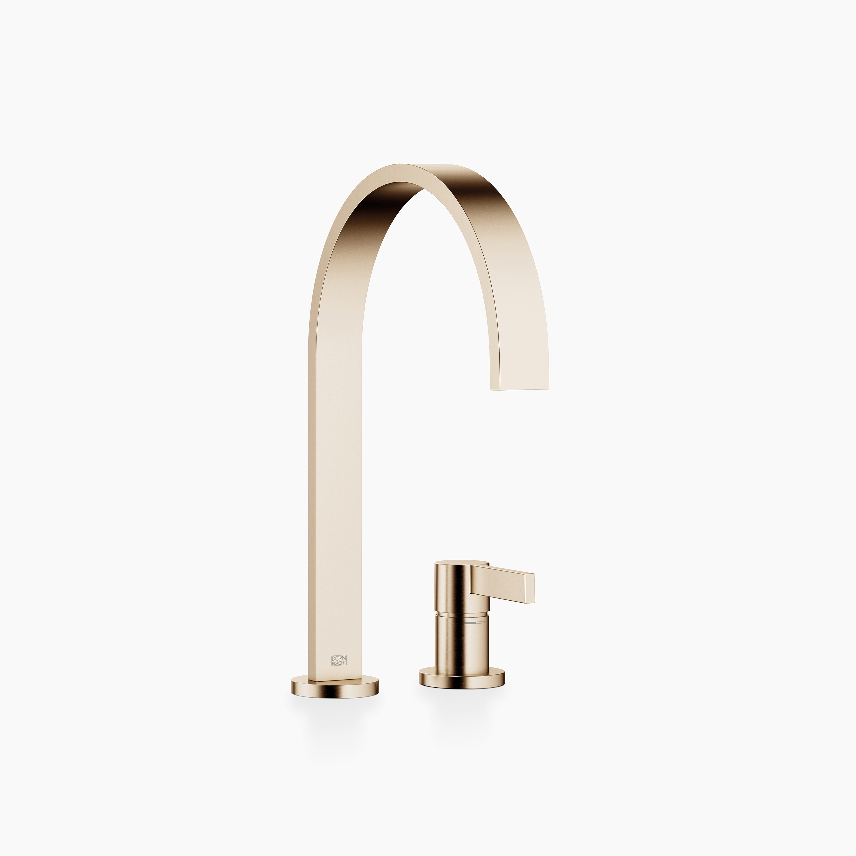 MEM - Two-hole mixer with individual rosettes - Brushed Champagne (22kt Gold)