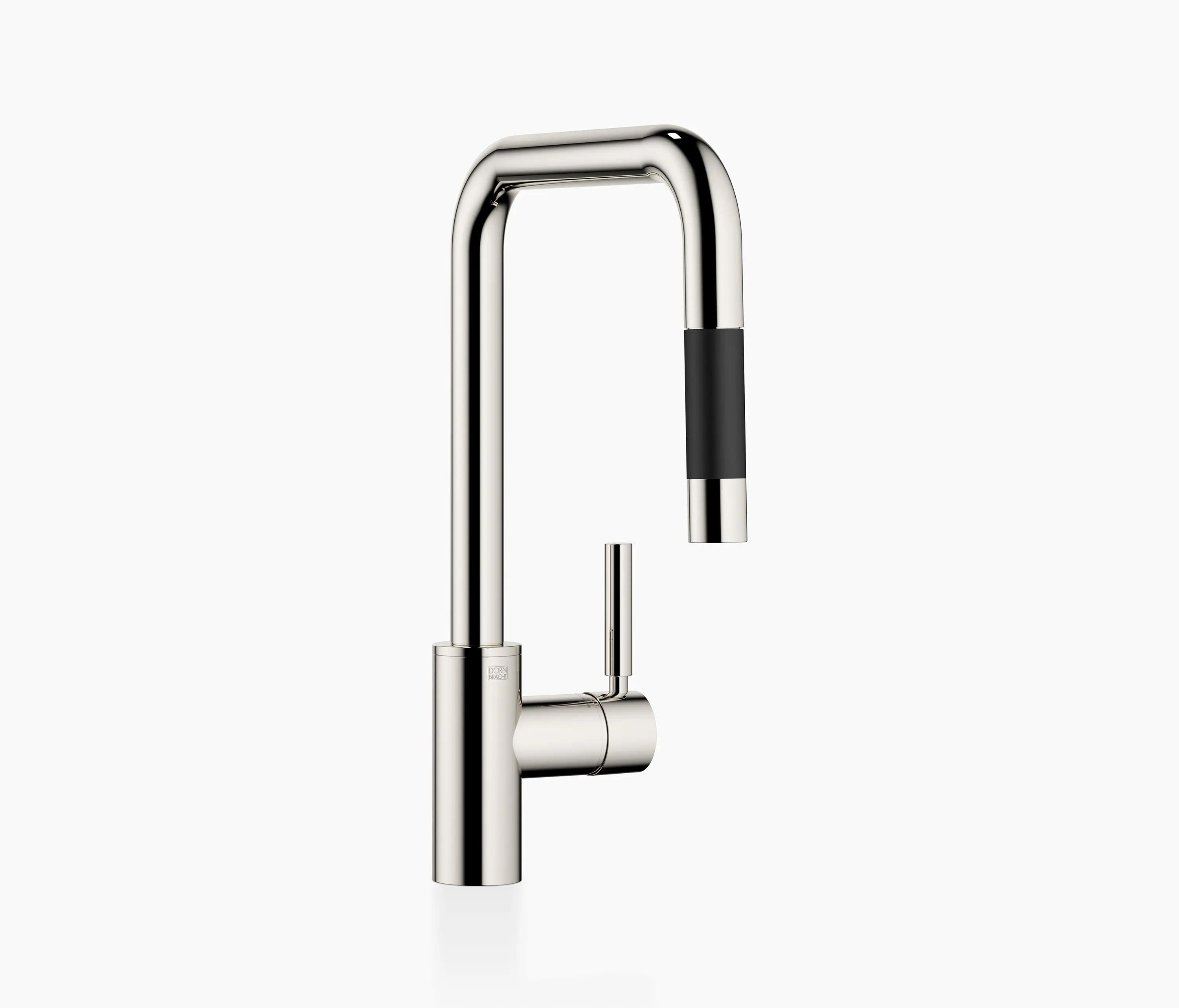 Dornbracht - META SQUARE - Single-lever mixer Pull-down with spray function - Platinum