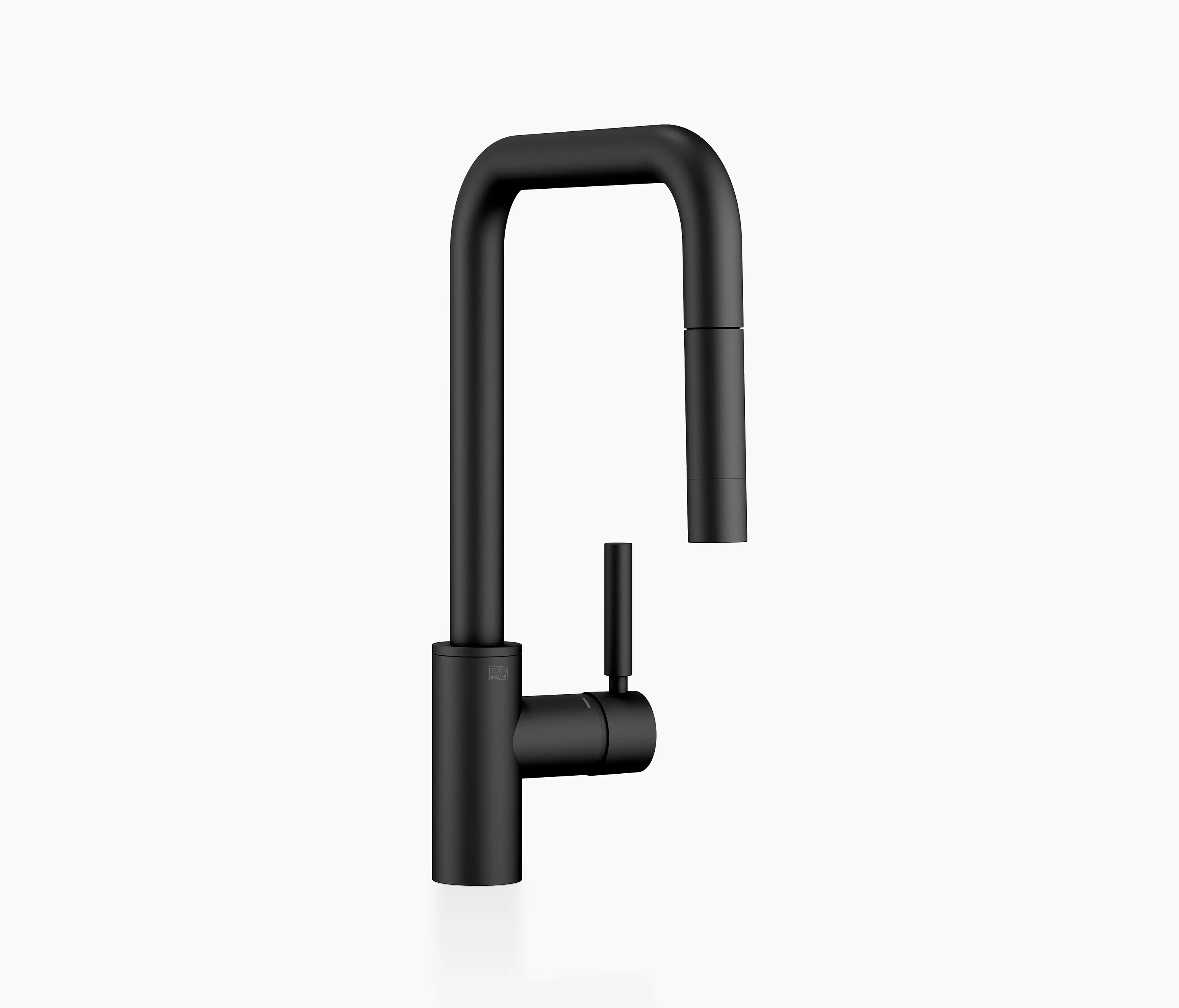 Dornbracht - META SQUARE - Single-lever mixer Pull-down with spray function - Matte Black