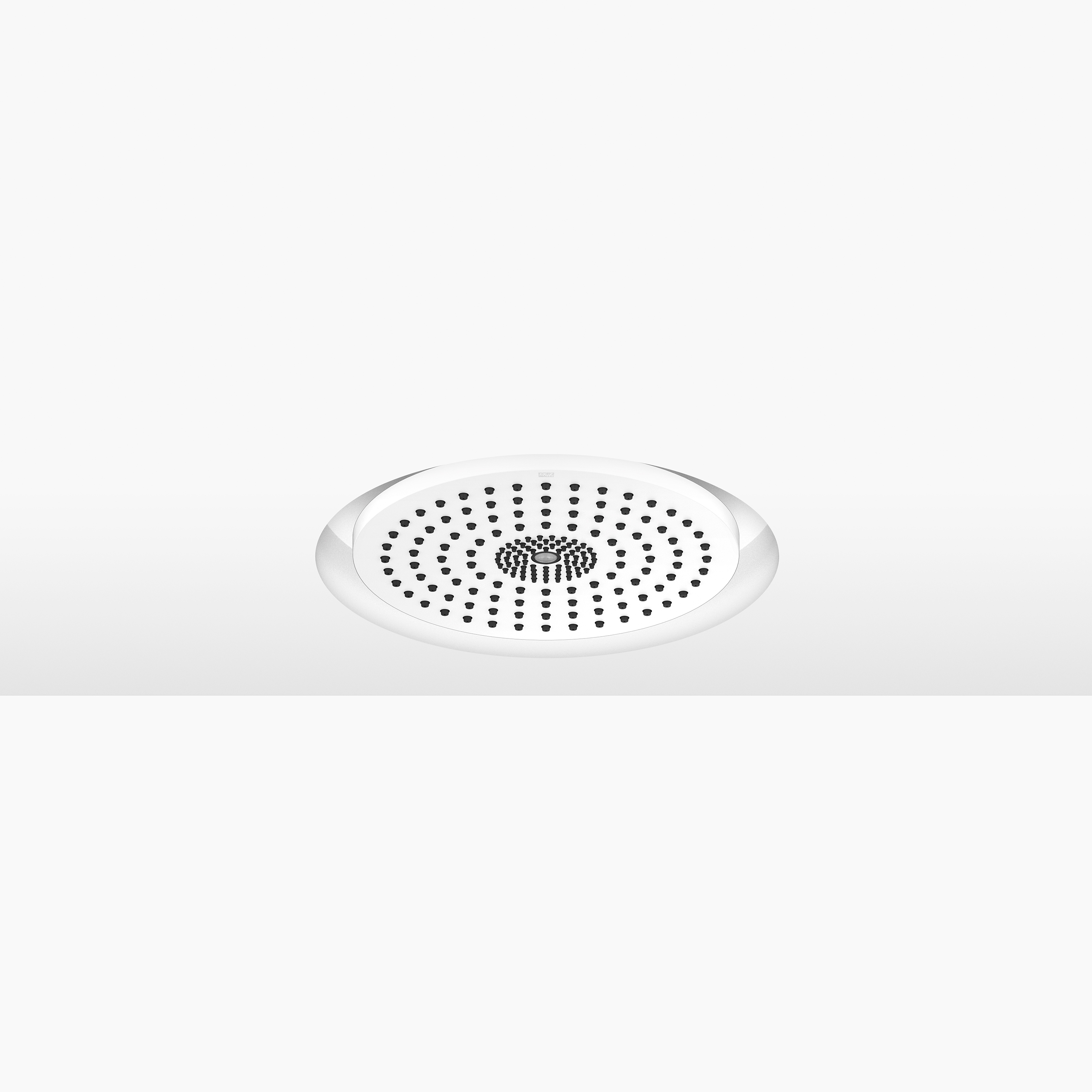 Display product SERIES SPECIFIC - Rain shower for recessed ceiling installation with light 300 mm - Matte White from manufacturer Dornbracht