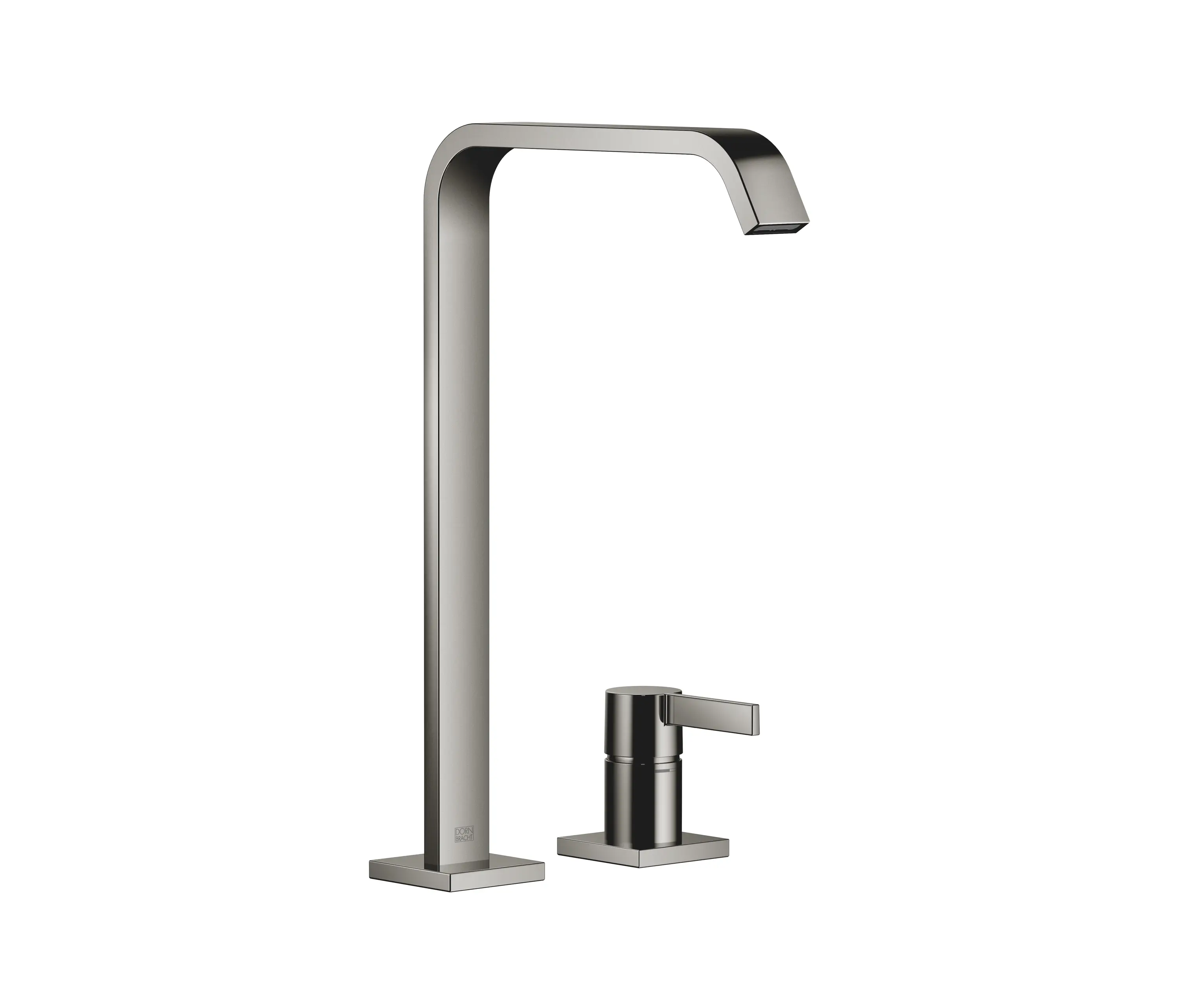 Dornbracht - IMO - Two-hole basin mixer with high spout without pop-up waste