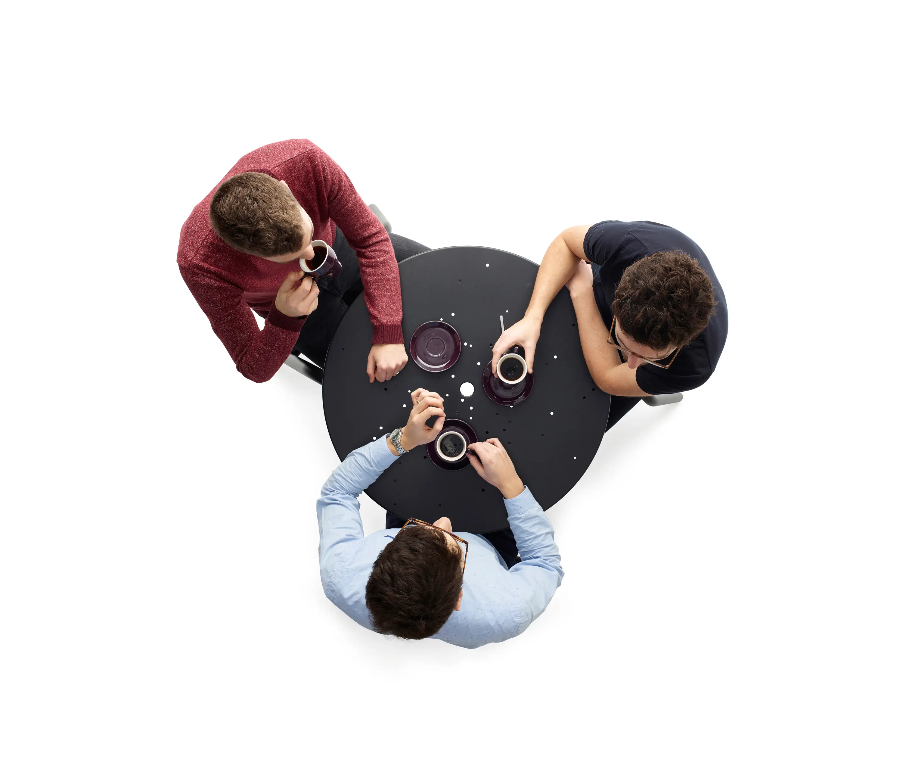 extremis - Virus 4-seater with standard tabletop (with drainage holes & parasol hole)