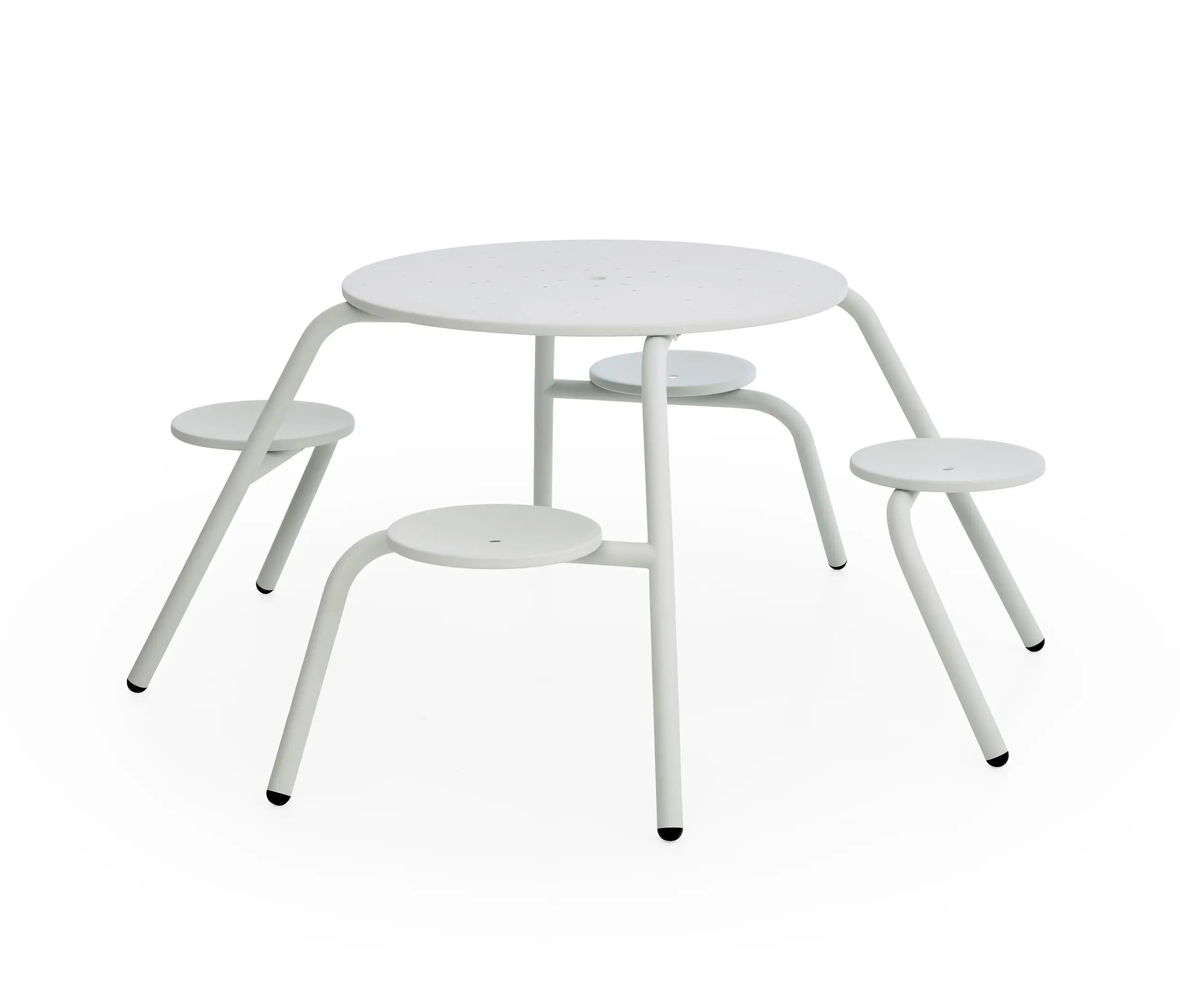 extremis - Virus 4-seater with standard tabletop (with drainage holes & parasol hole)
