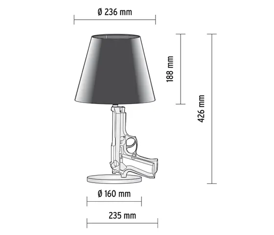 Flos - Gun Bedside