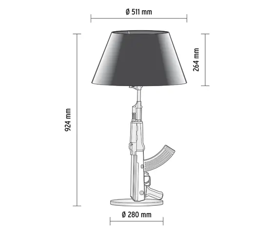 Flos - Gun Table
