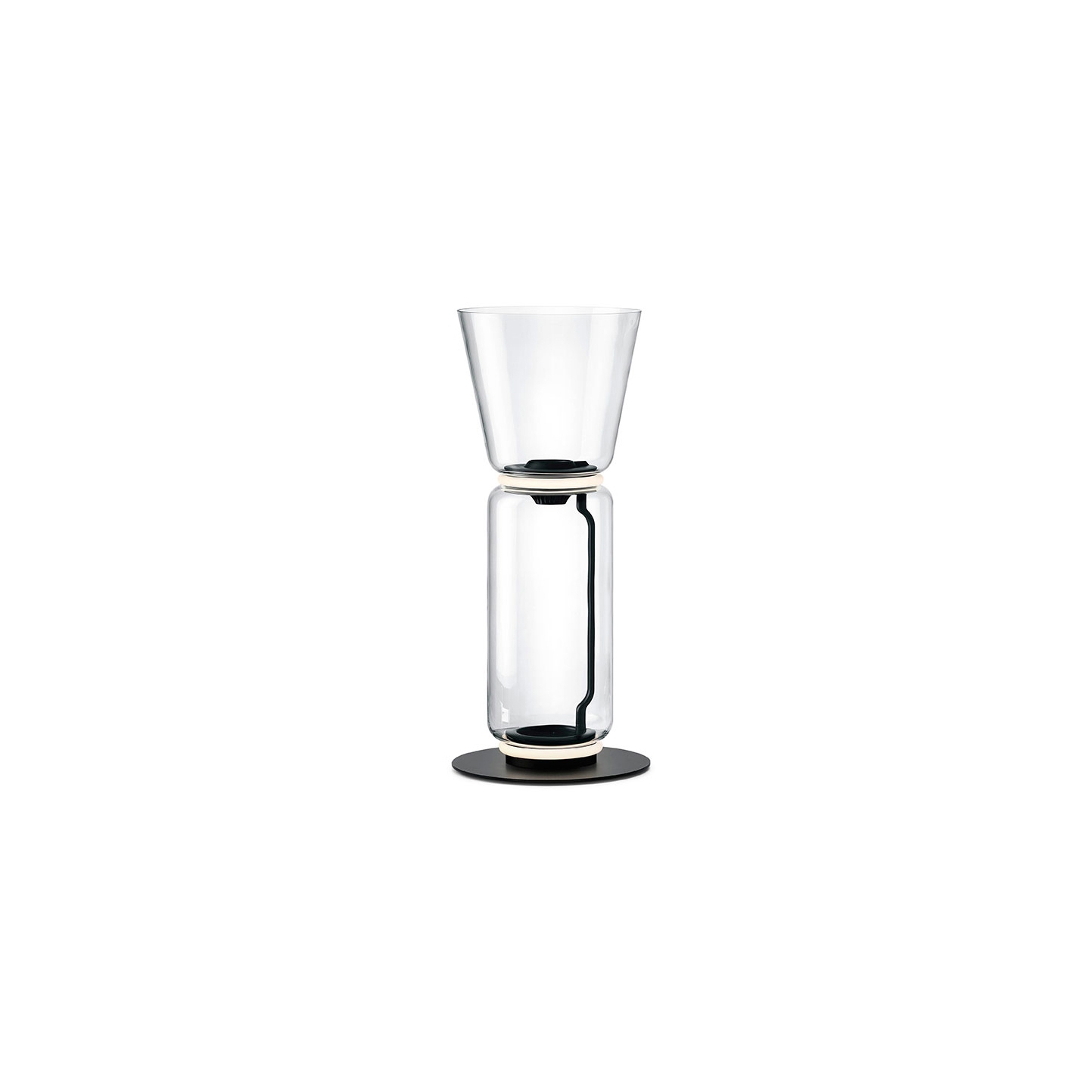 Display product Noctambule Floor 1 High Cylinder Cone Small Base from manufacturer Flos
