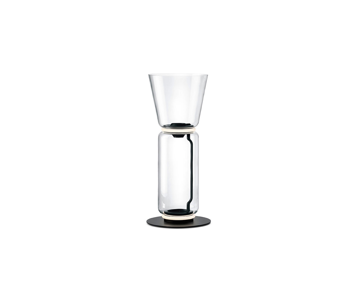 Display product Noctambule Floor 1 High Cylinder Cone Small Base from manufacturer Flos
