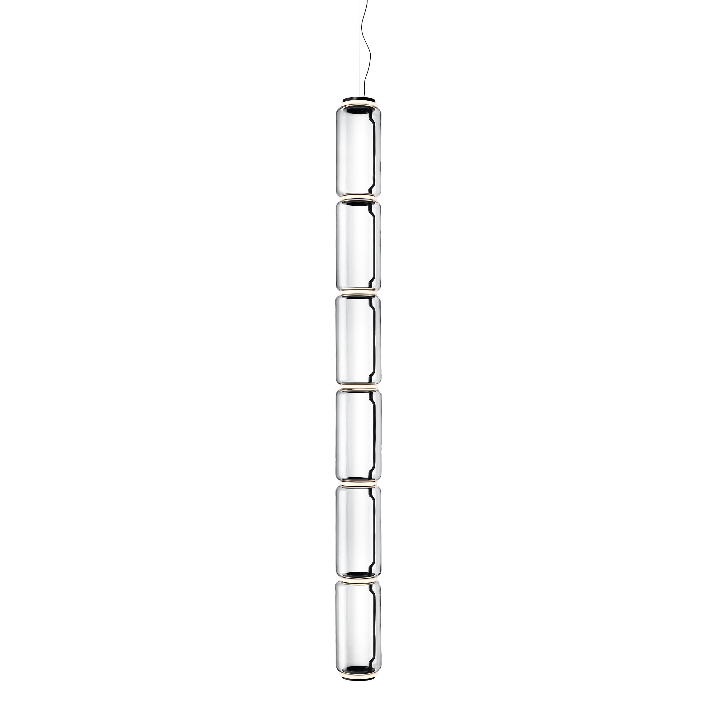 Display product Noctambule Suspension 6 High Cylinder from manufacturer Flos