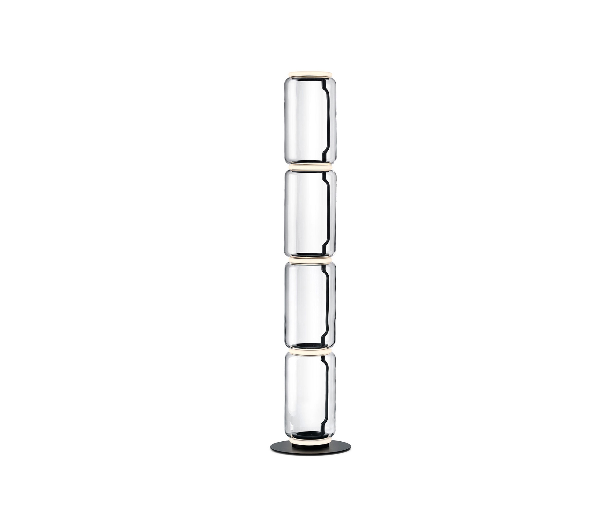 Display product Noctambule Floor 4 Low Cylinder Small Base from manufacturer Flos