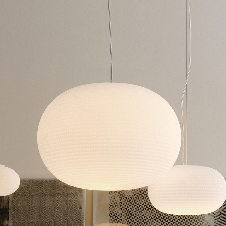 Vertoon produk Bianca Suspension lamp Large van vervaardiger FontanaArte