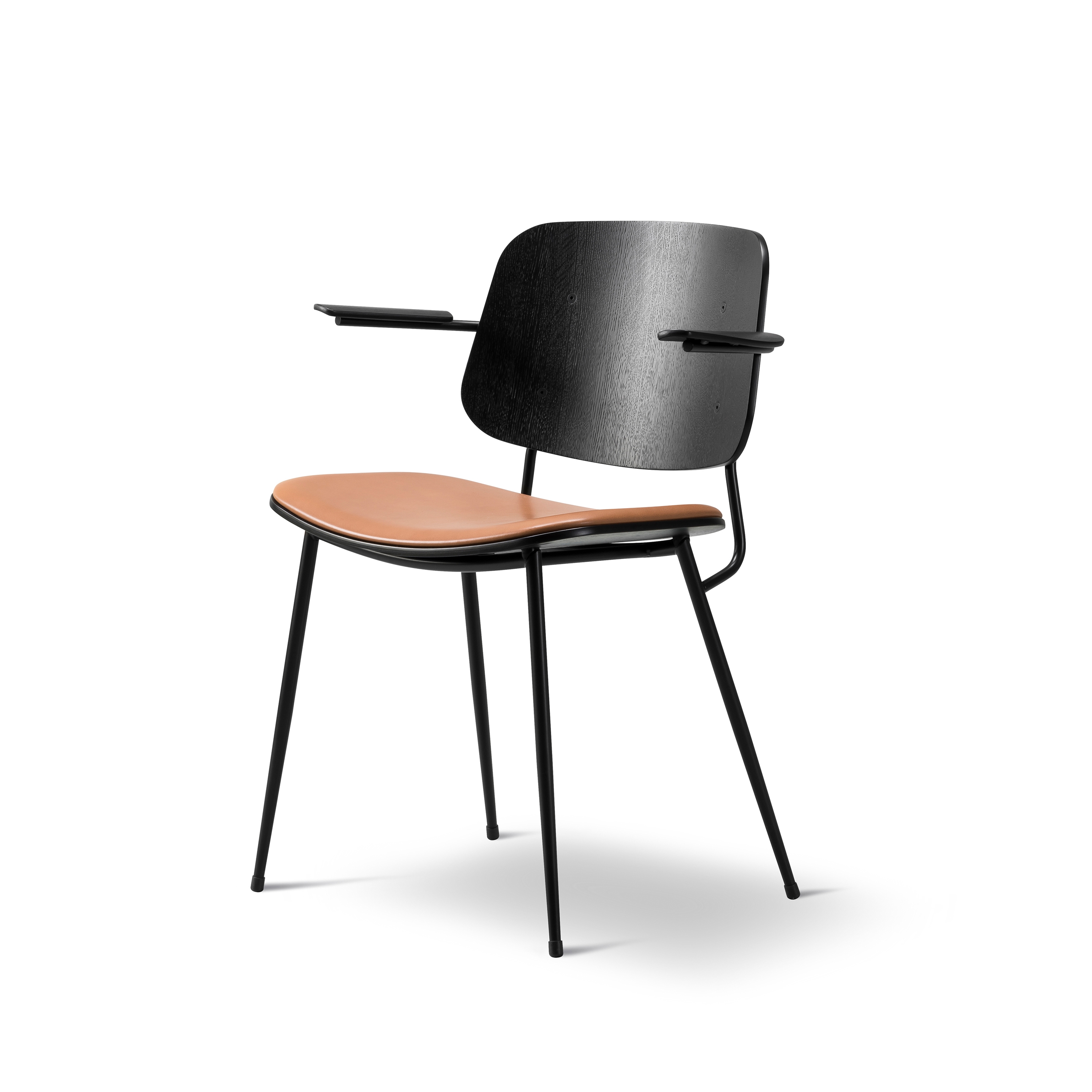 Produkt Søborg Steel Base Armchair - seat upholstered des Herstellers Fredericia Furniture anzeigen