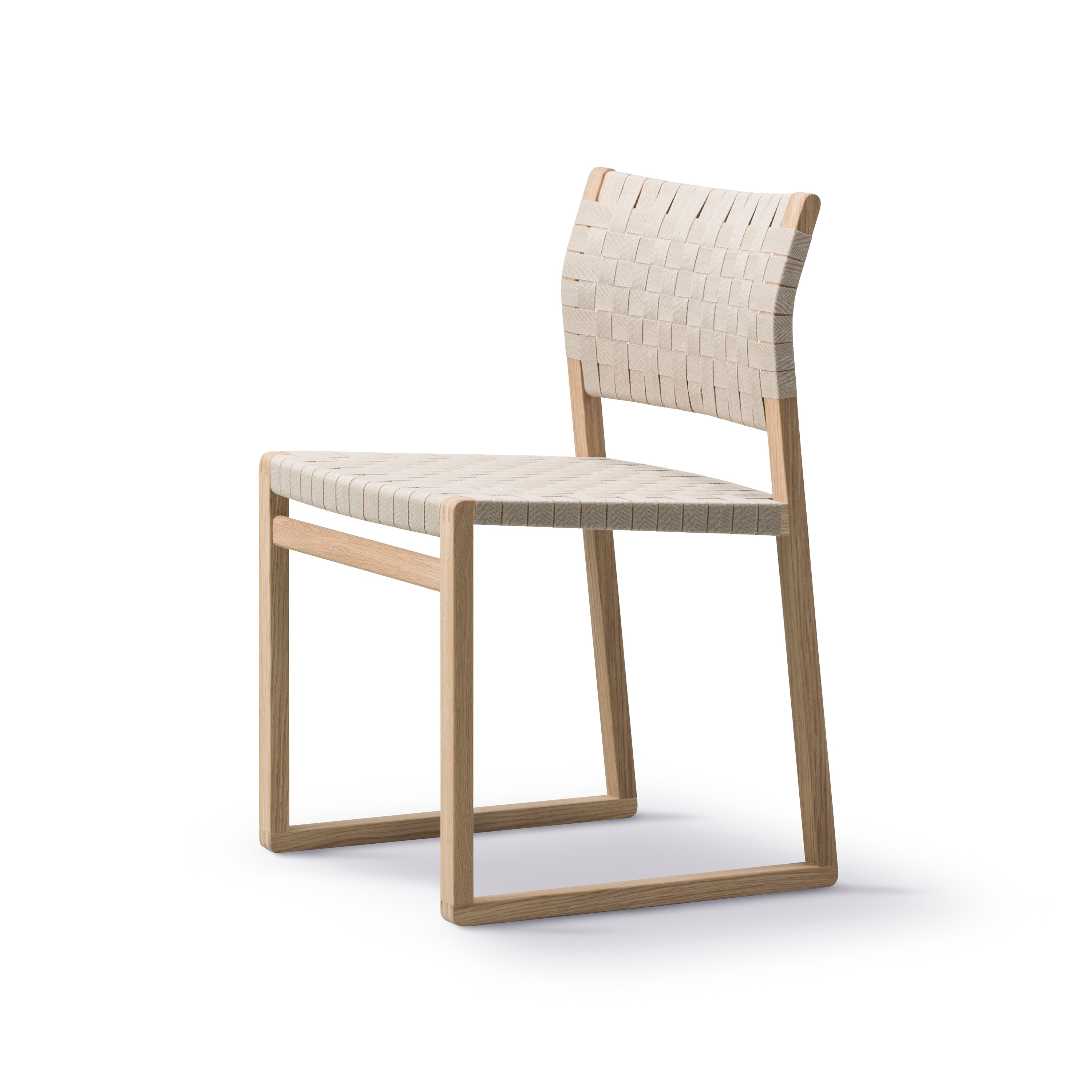 Vertoon produk BM61 Chair Linnen Webbing van vervaardiger Fredericia Furniture