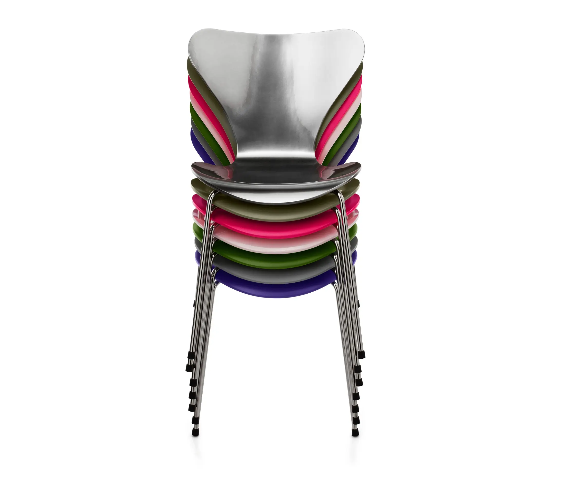 Fritz Hansen - Series 7™ | Chair | 3117 | Full upholstred | Chrome wheel base